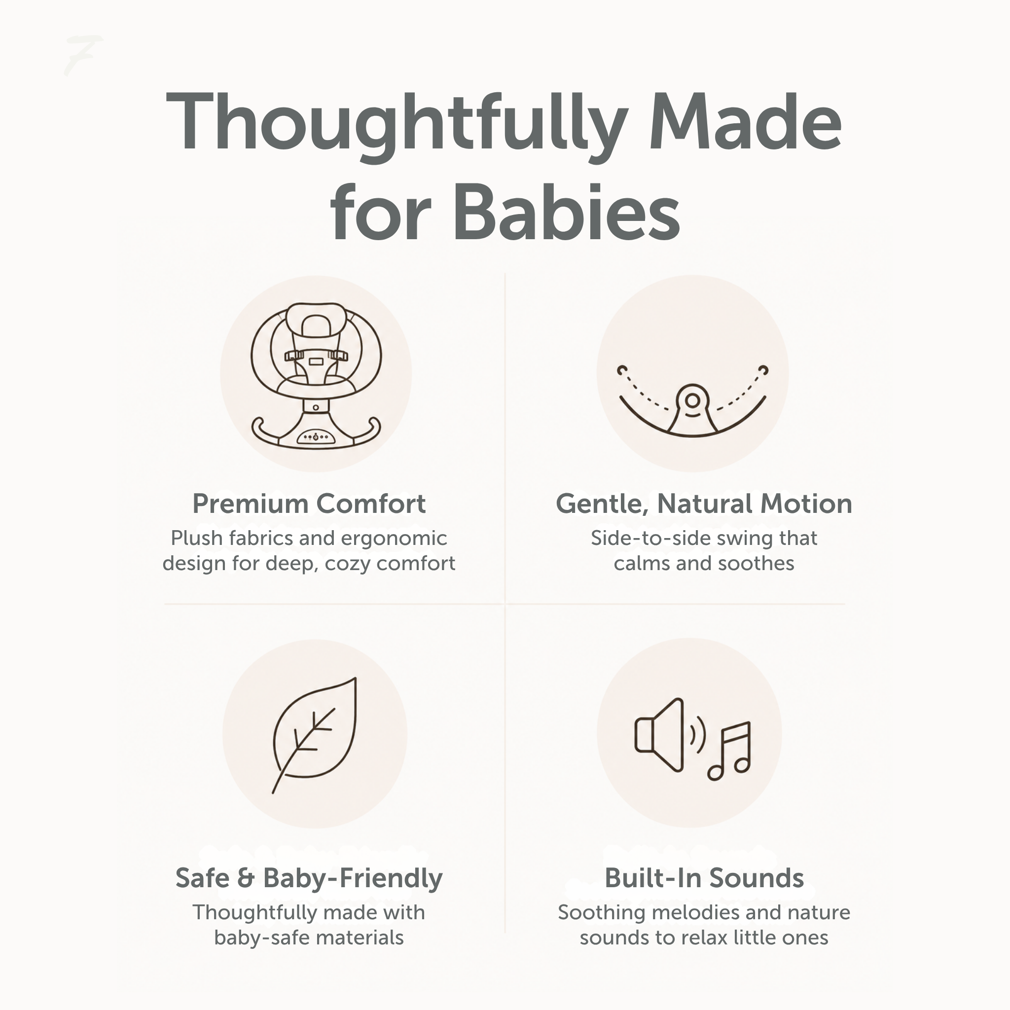 Baby Elegance Allta Auto Swing for Babies