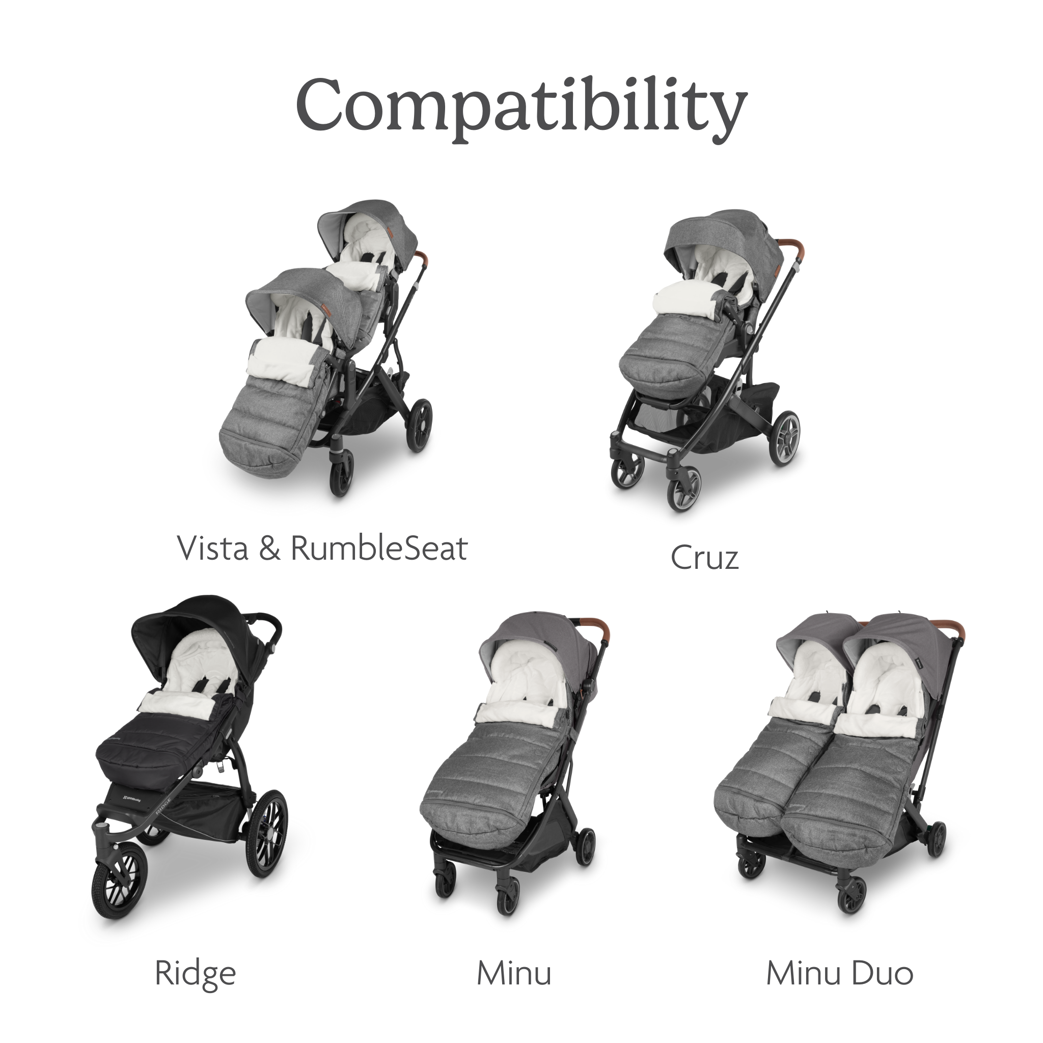 UPPAbaby CozyGanoosh 2n1 Seasonal Footmuff