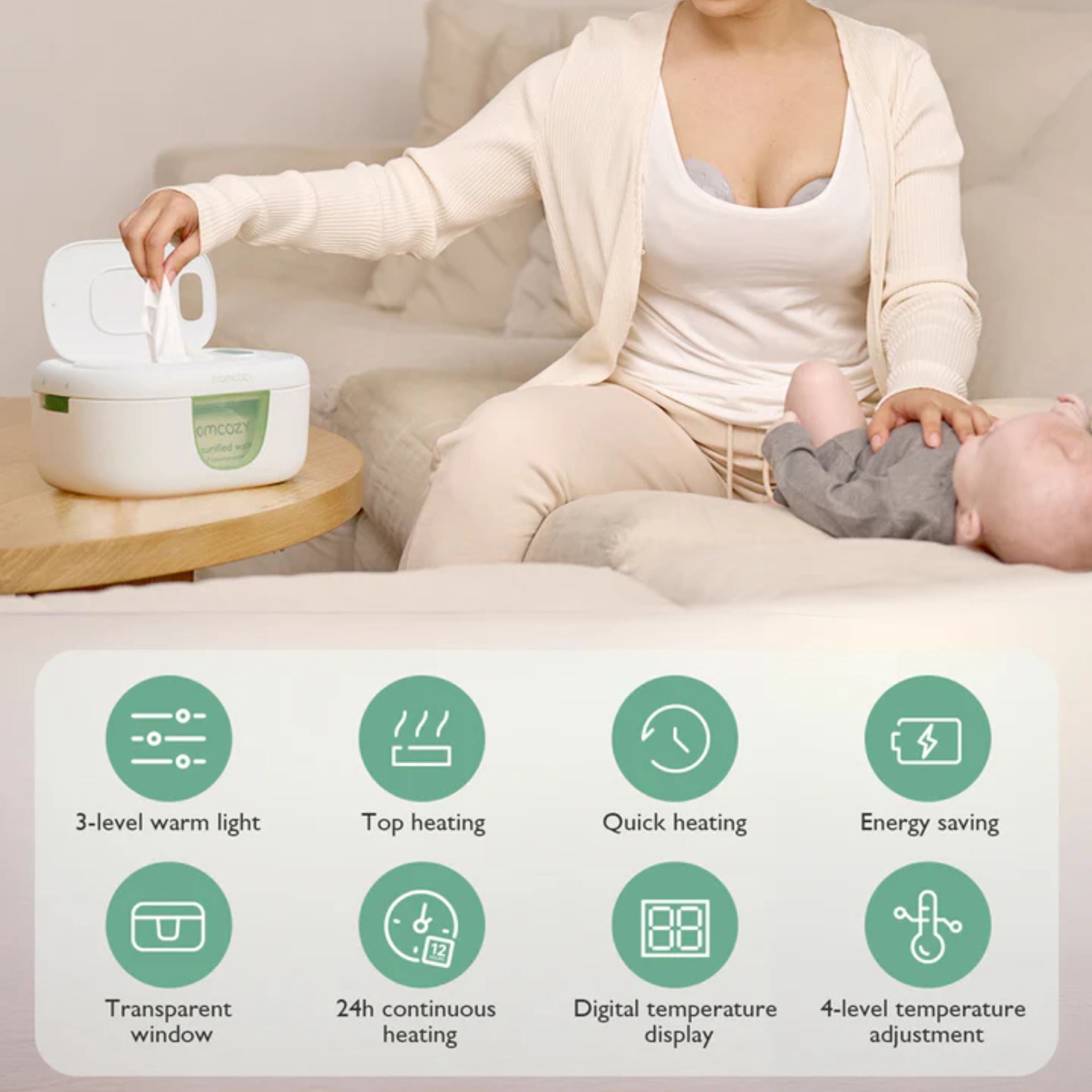 Momcozy Baby Wipe Warmer