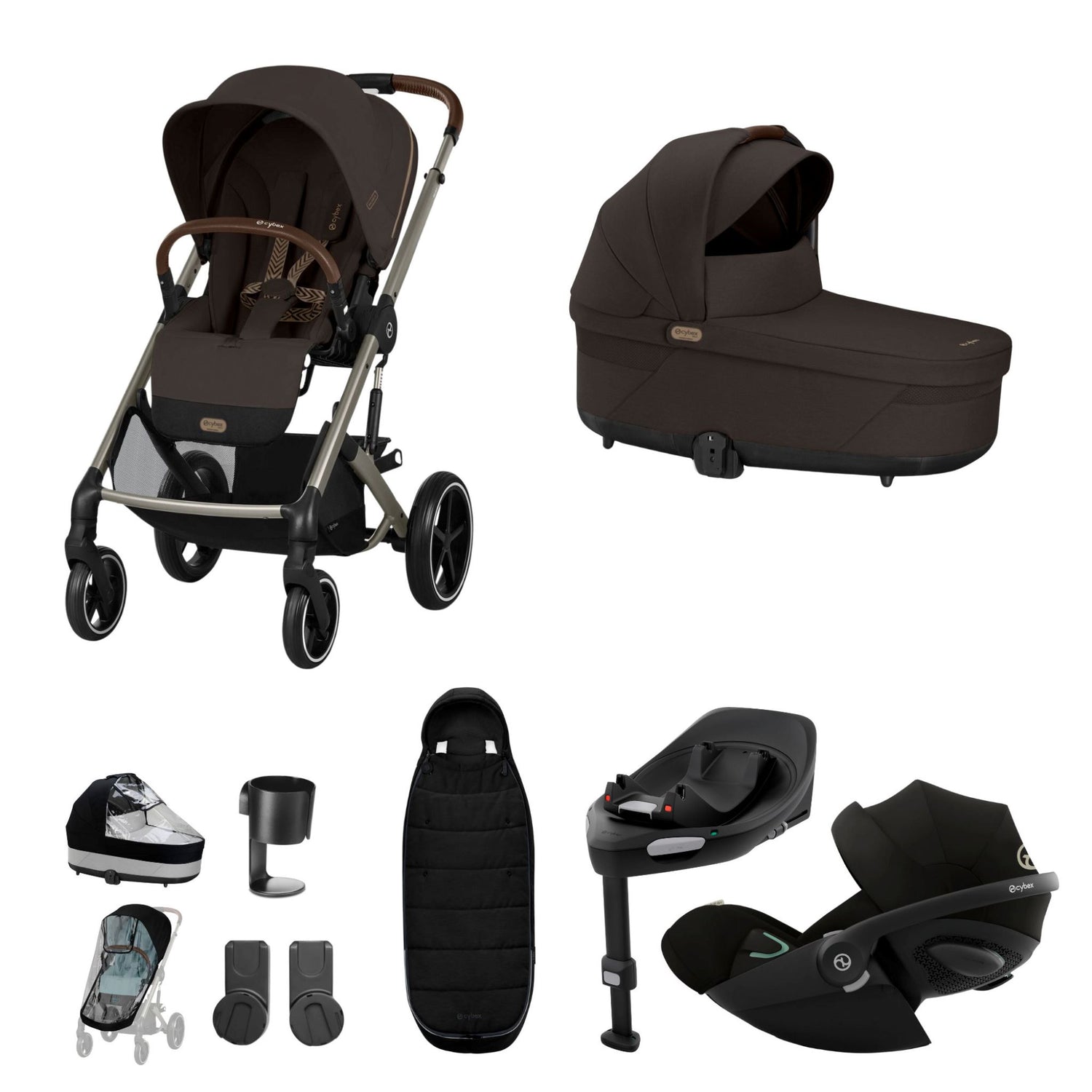 Cybex Balios Bundle with Cloud G Car Seat & Base G. (10 pieces)
