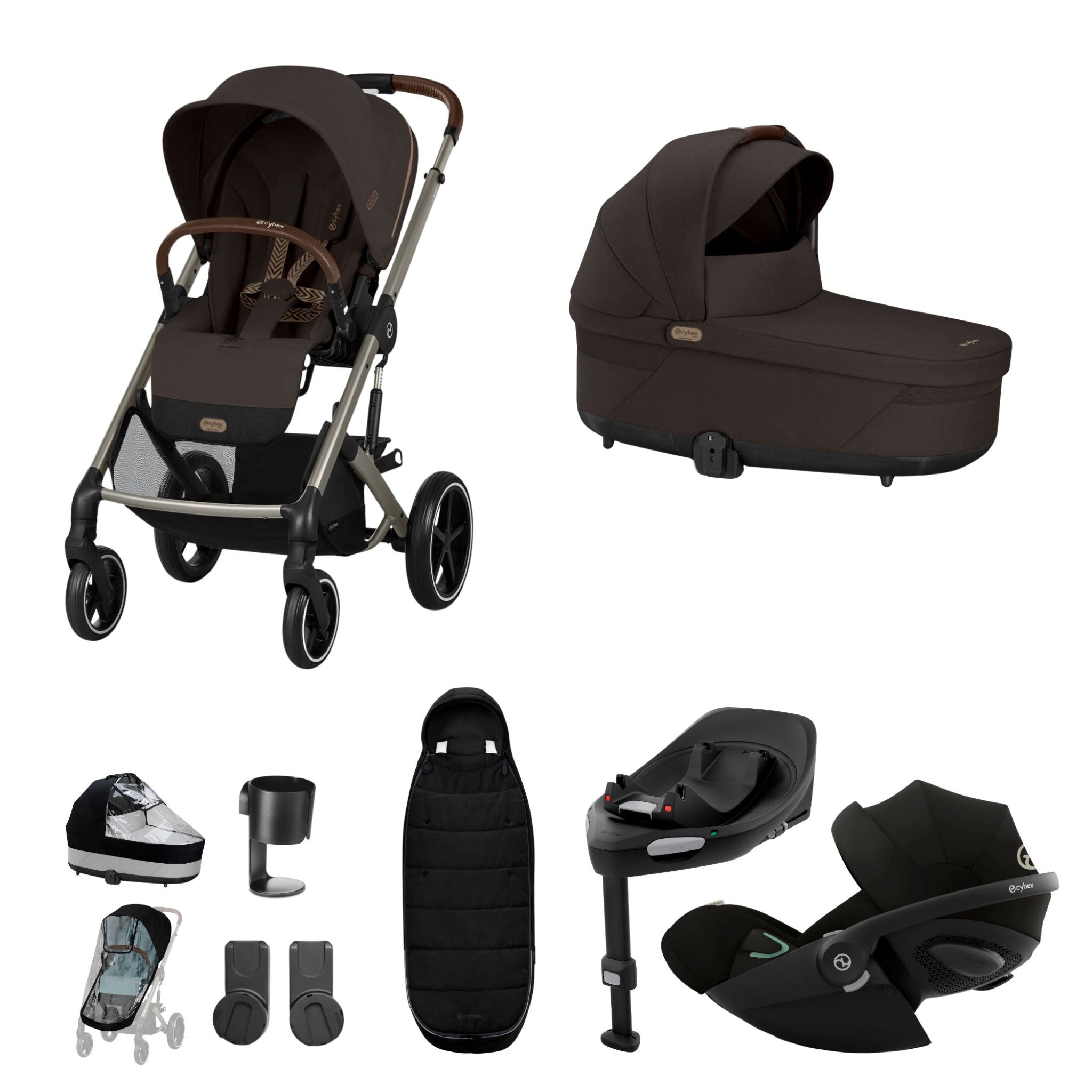 Cybex Balios Bundle with Cloud G Car Seat & Base G. (10 pieces)