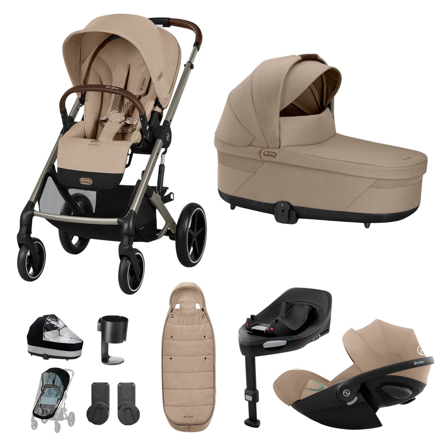 Cybex Balios Bundle with Cloud G Car Seat & Base G. (10 pieces)