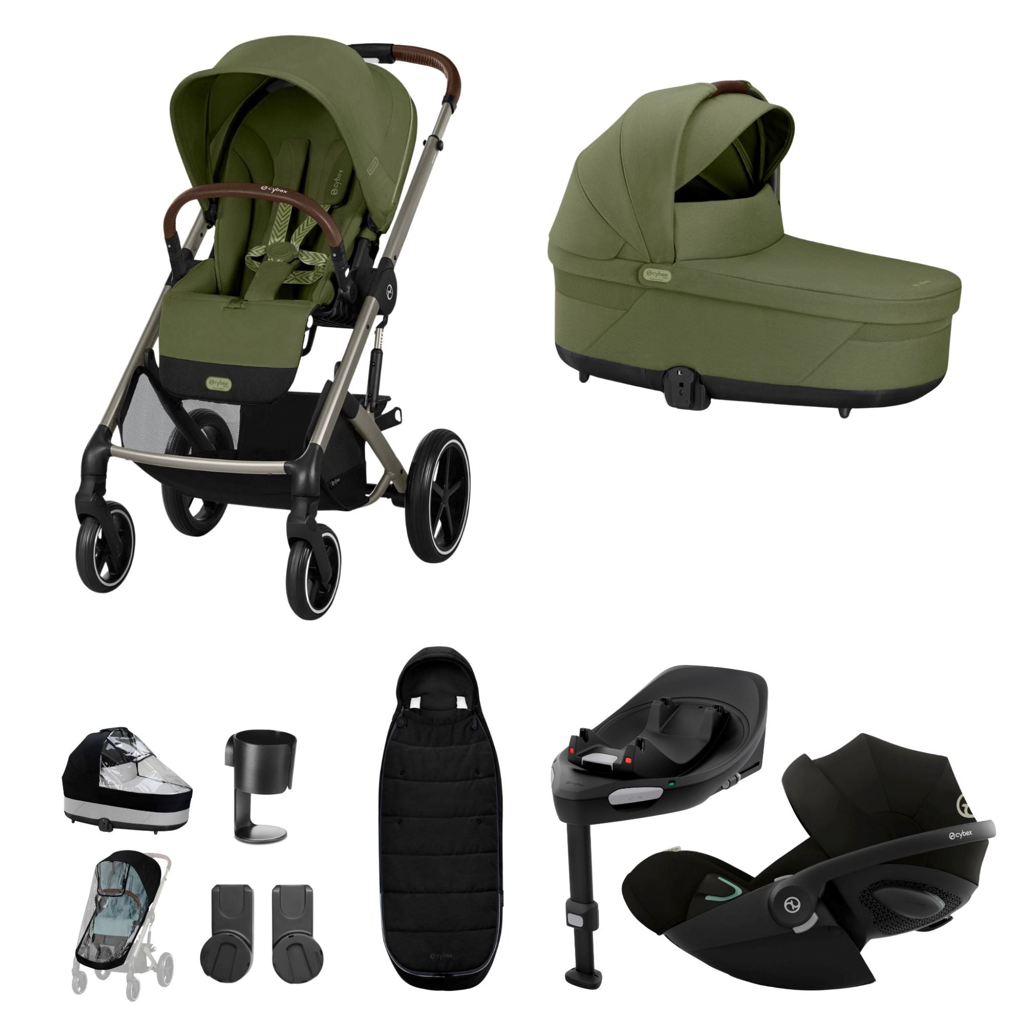Cybex Balios Bundle with Cloud G Car Seat & Base G. (10 pieces)