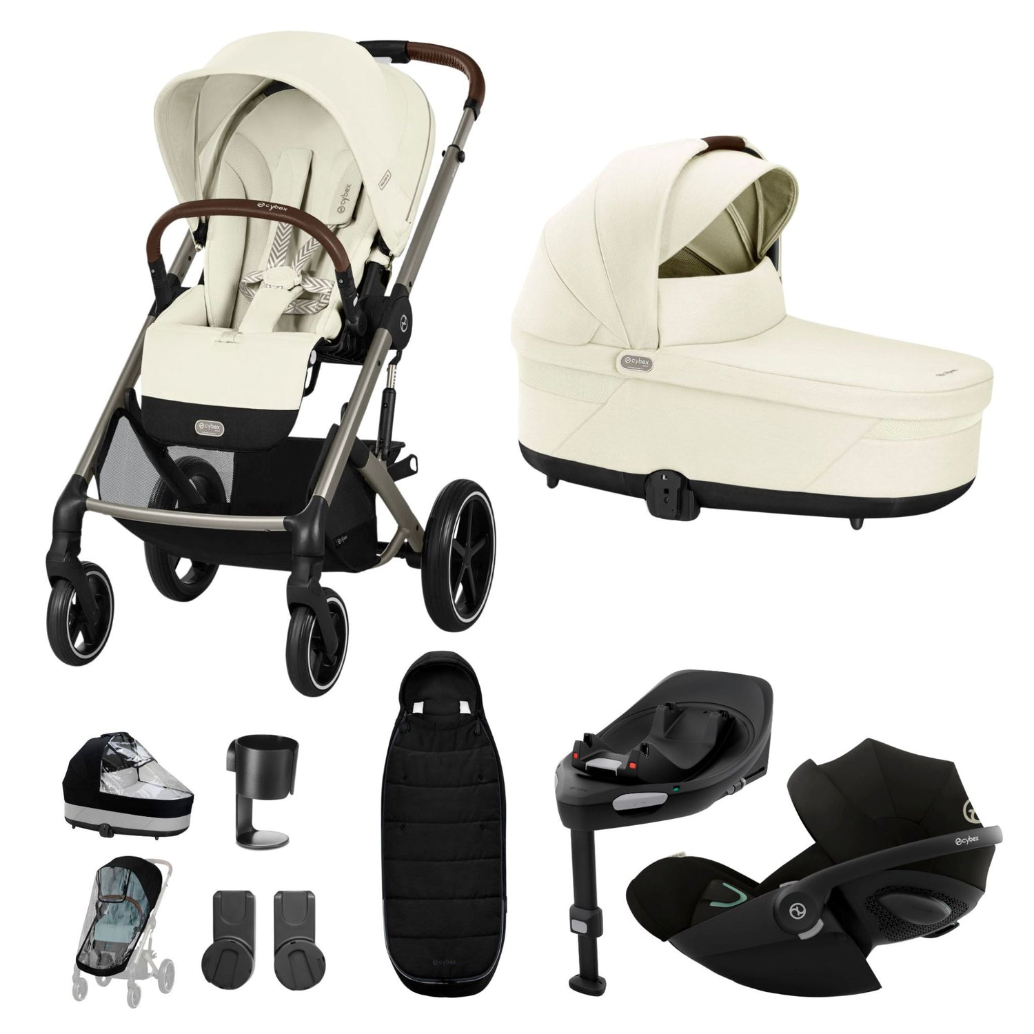 Cybex Balios Bundle with Cloud G Car Seat & Base G. (10 pieces)