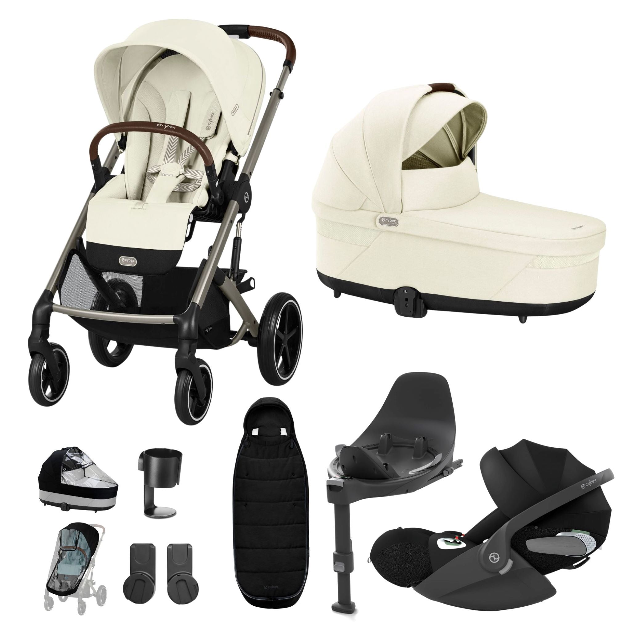 Cybex Balios Bundle with Cybex Cloud T i-Size Rotating Car Seat & Base (10 Pieces)