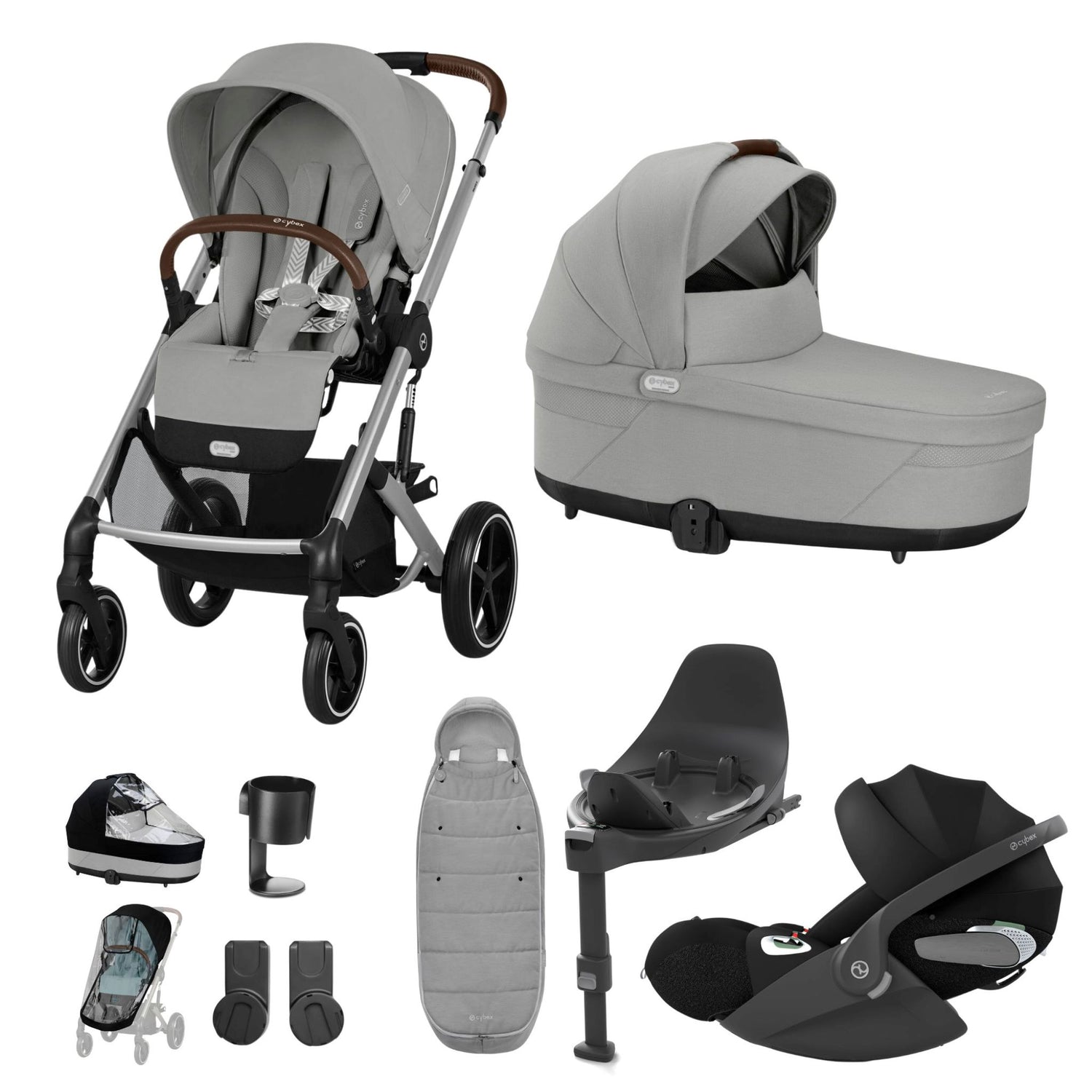 Cybex Balios Bundle with Cybex Cloud T i-Size Rotating Car Seat & Base (10 Pieces)