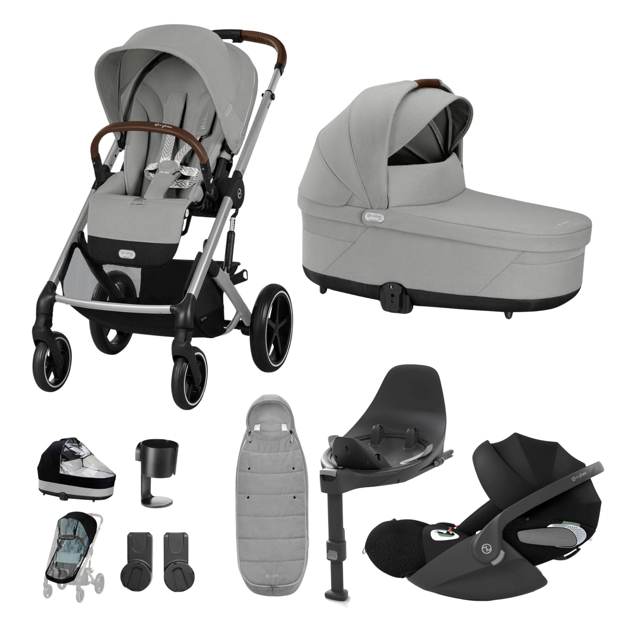Cybex Balios Bundle with Cybex Cloud T i-Size Rotating Car Seat & Base (10 Pieces)