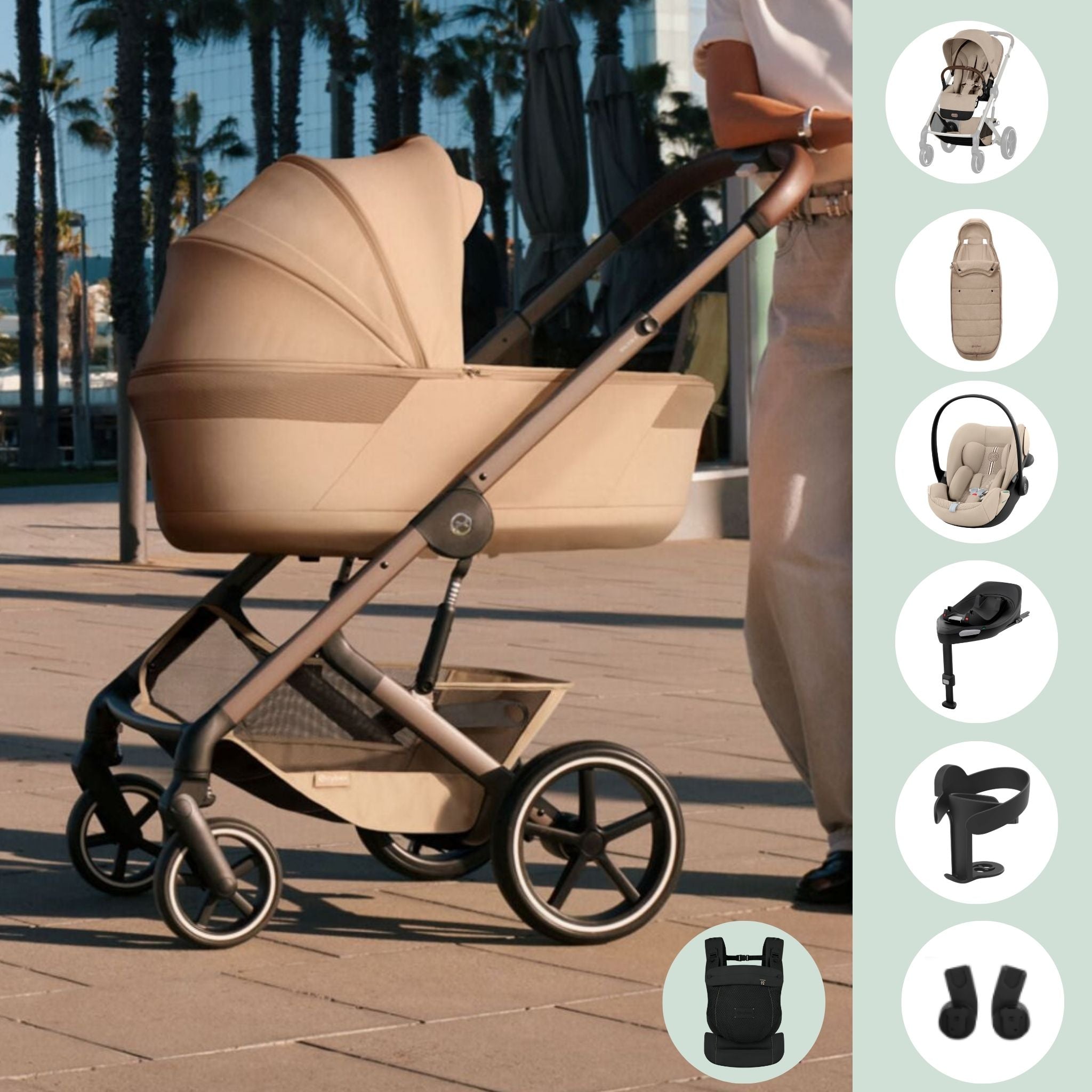 Cybex Balios S Lux Almond Beige Ultimate Bundle