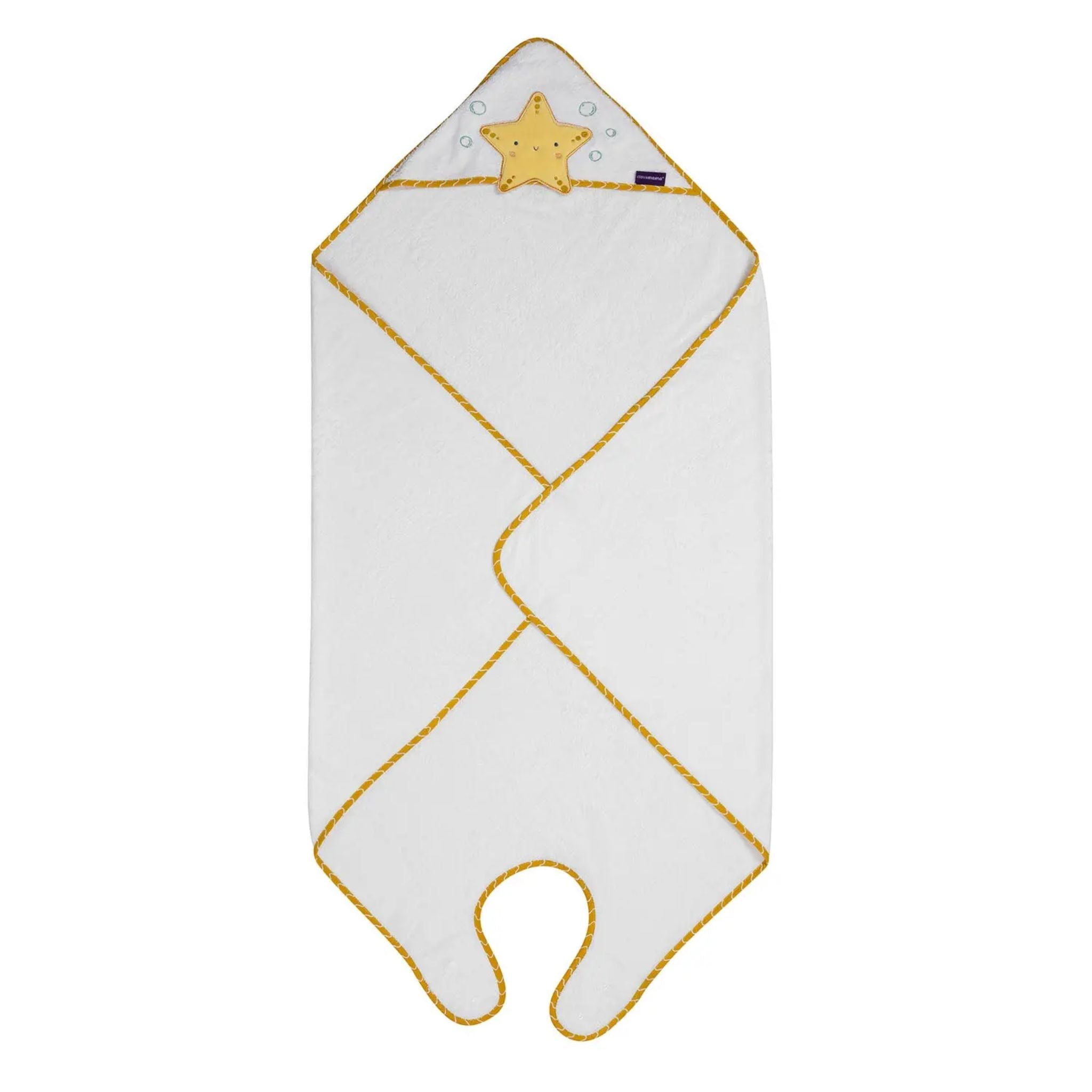 ClevaMama Bamboo Extra Large Apron Baby Bath Towel