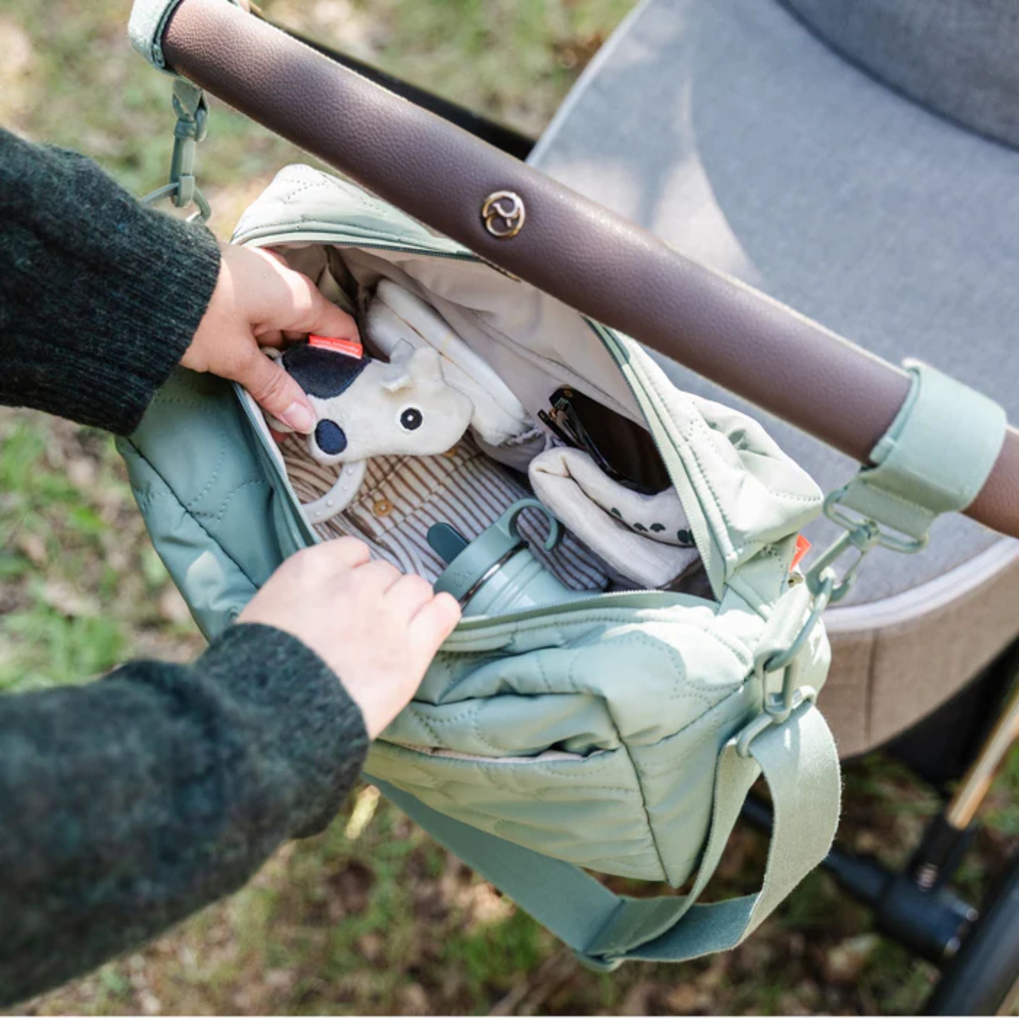 DonebyDeer Quilted Stroller Bag