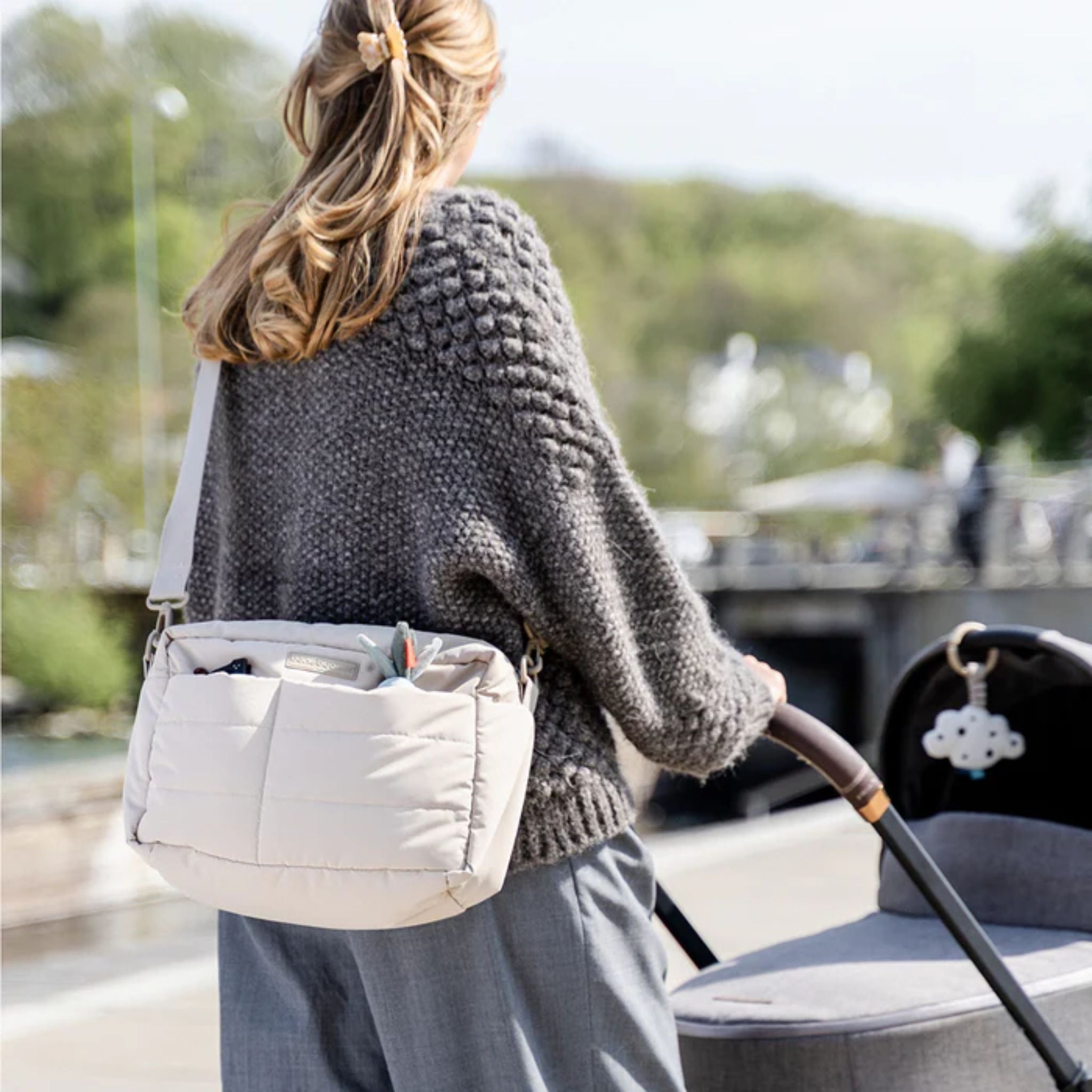 DonebyDeer Quilted Stroller Bag