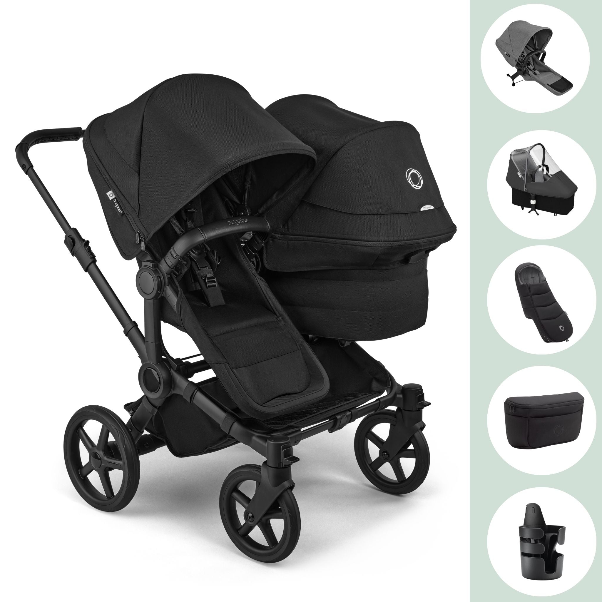 Bugaboo Donkey 6 Double Essential Stroller Bundle