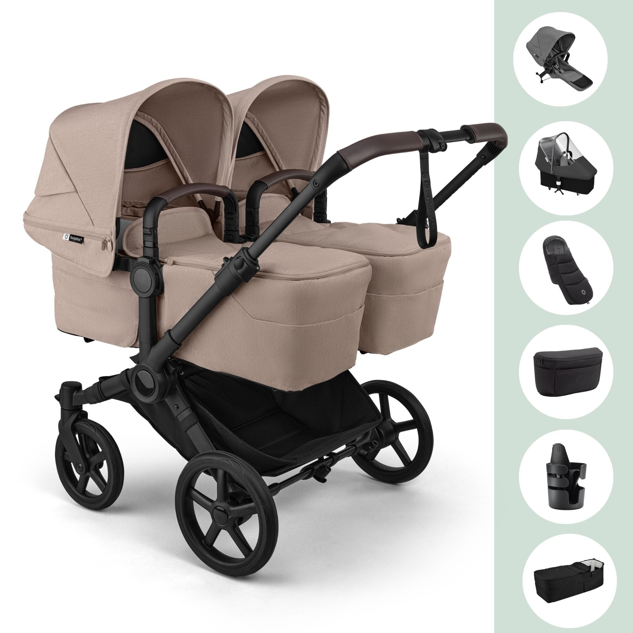 Bugaboo Donkey 6 Twin Essential Stroller Bundle