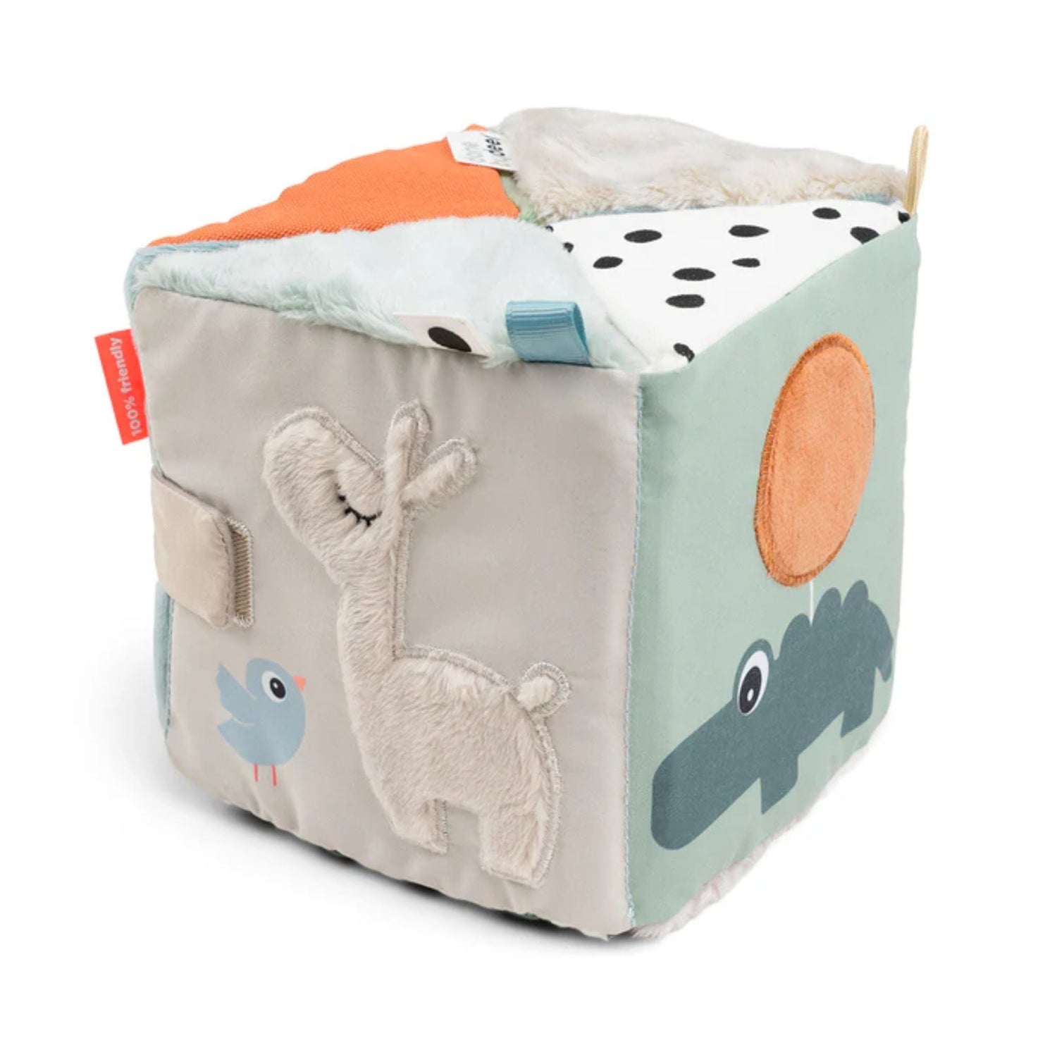 DonebyDeer Fold-Out Sensory Cube Deer Friends