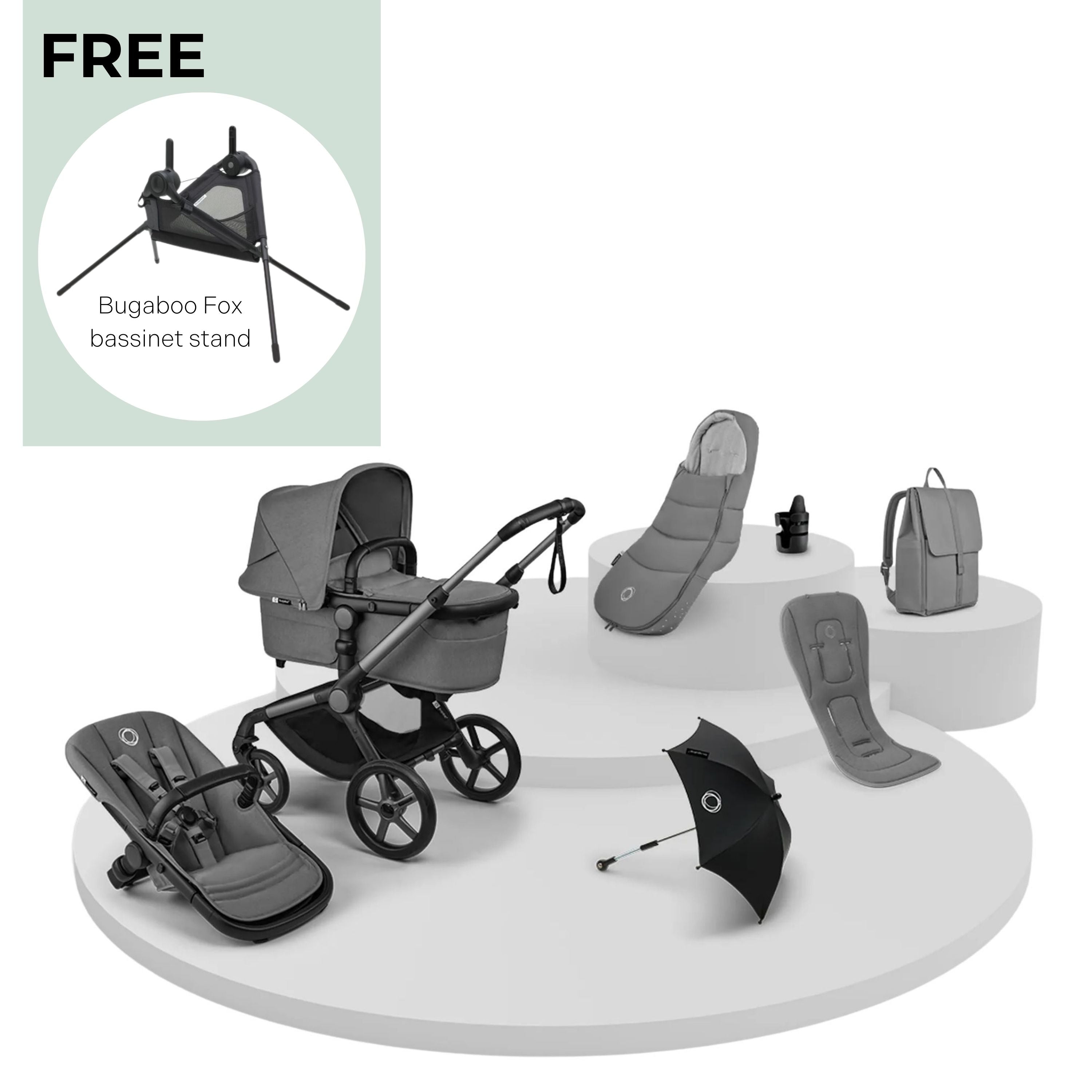 bugaboo fox set Bugaboo Fox 5 Renew Complete Stroller Bundle