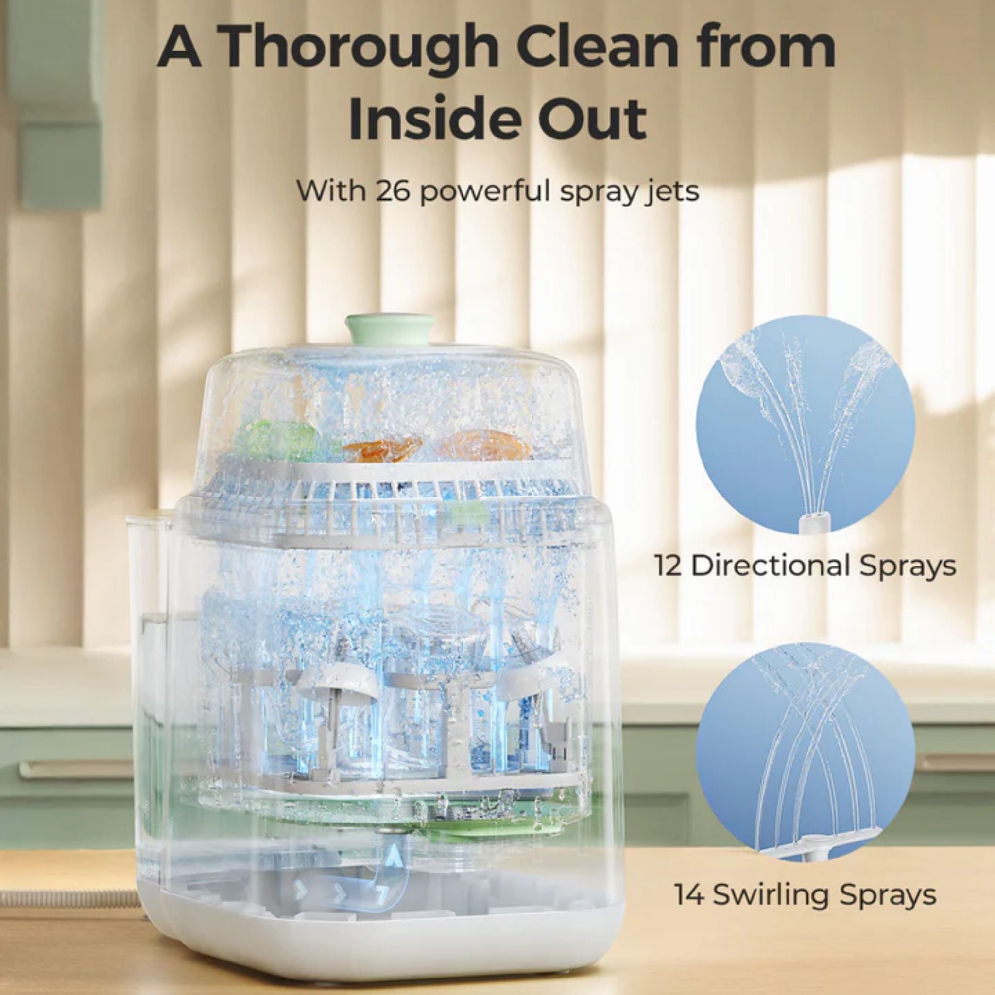 Momcozy KleanPal Pro Baby Bottle Washer and Sterilizer