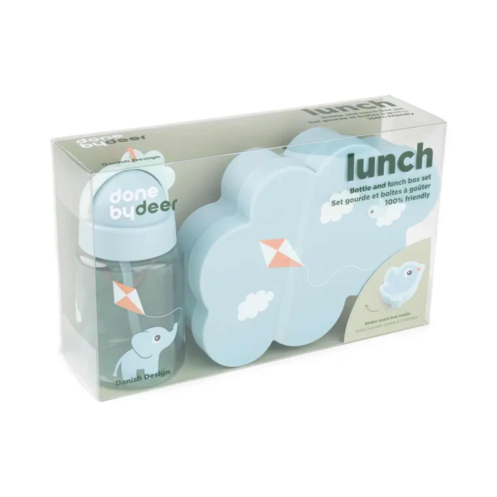 DonebyDeer Lunch & Snack Box w/Straw Bottle Playground