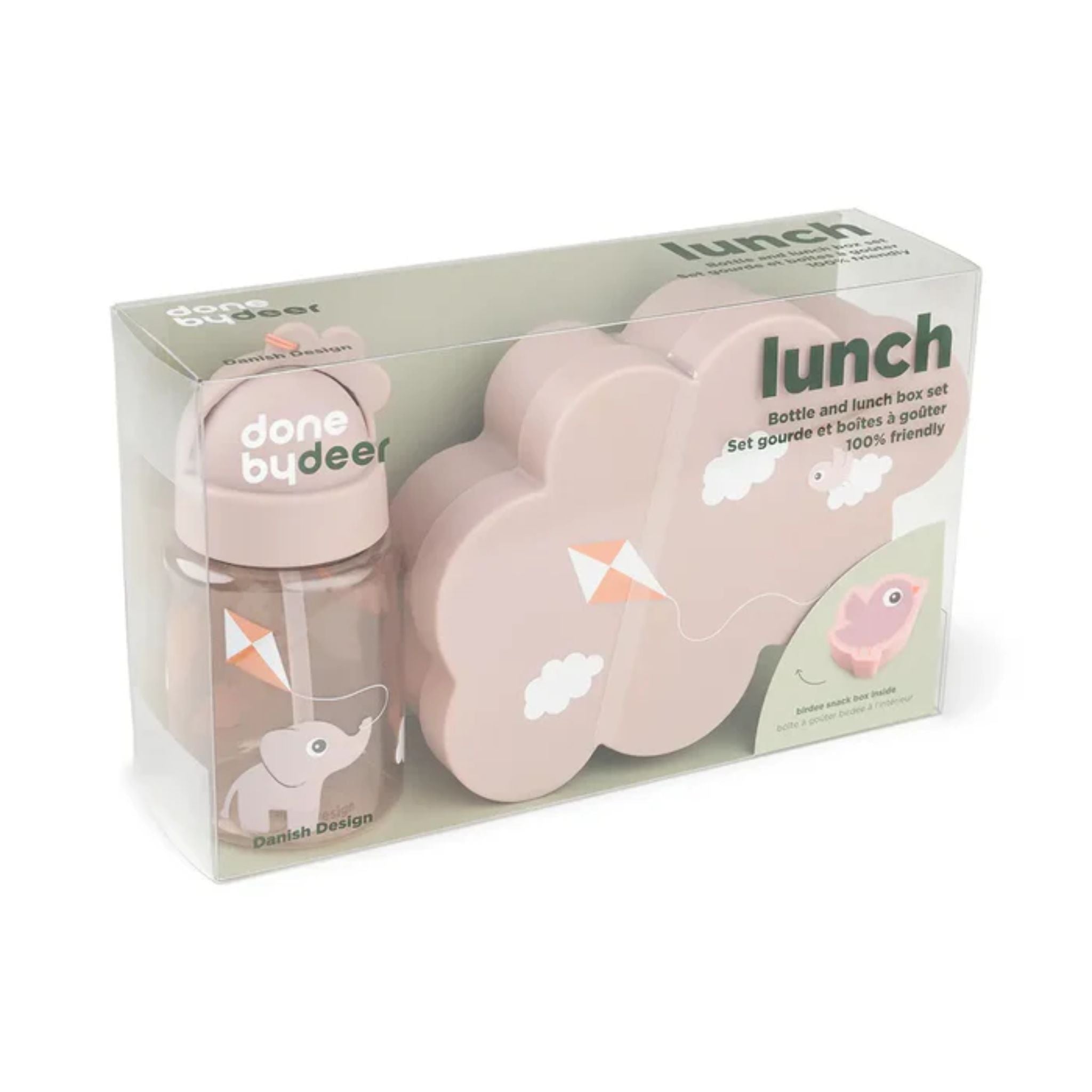 DonebyDeer Lunch & Snack Box w/Straw Bottle Playground