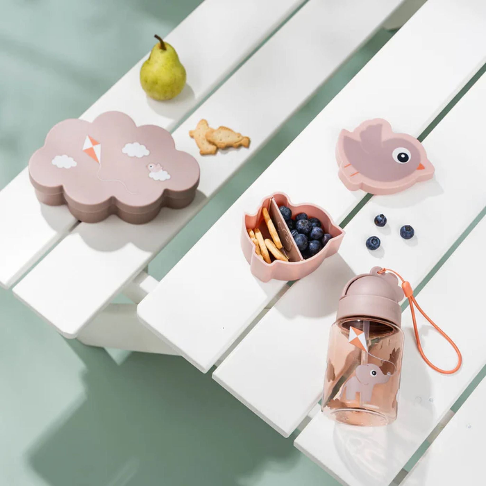 DonebyDeer Lunch & Snack Box w/Straw Bottle Playground