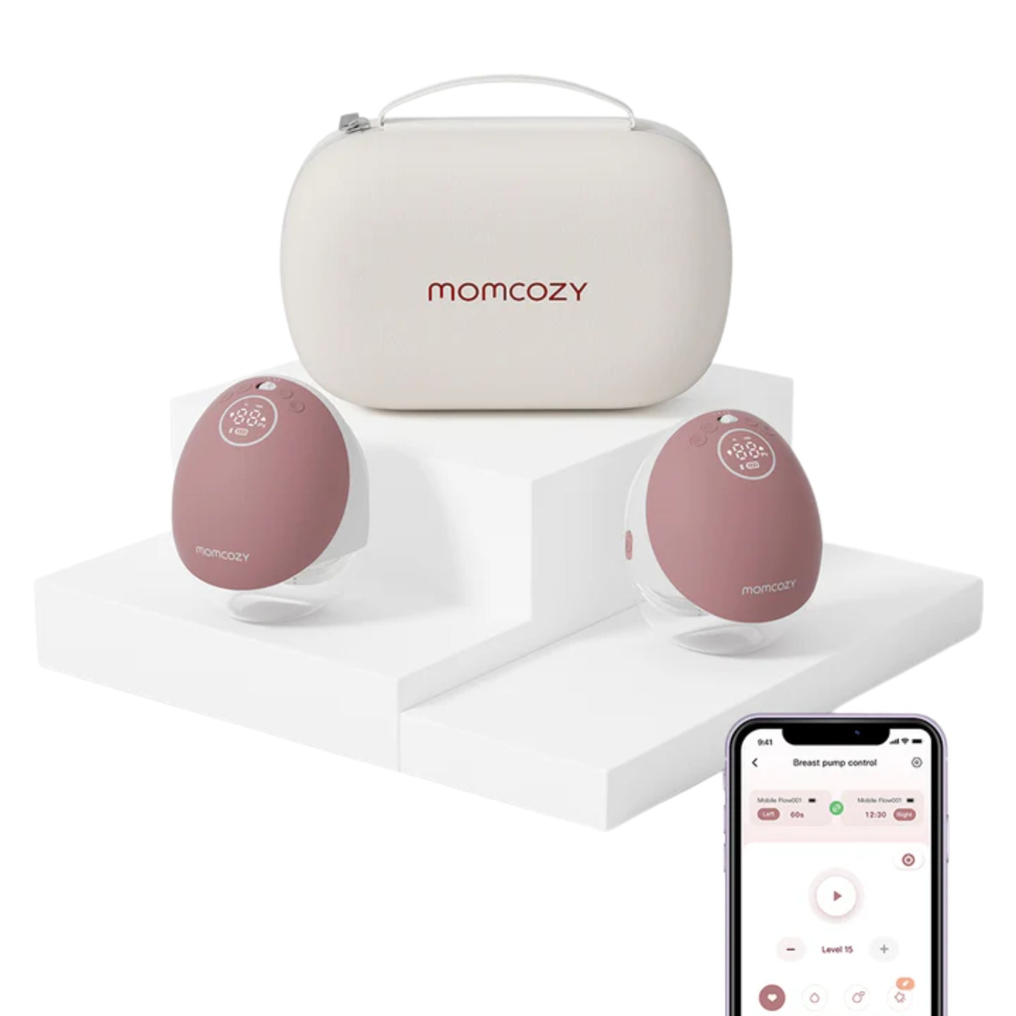 Momcozy M9 Mobile Flow Double Breast Pump - App Enabled