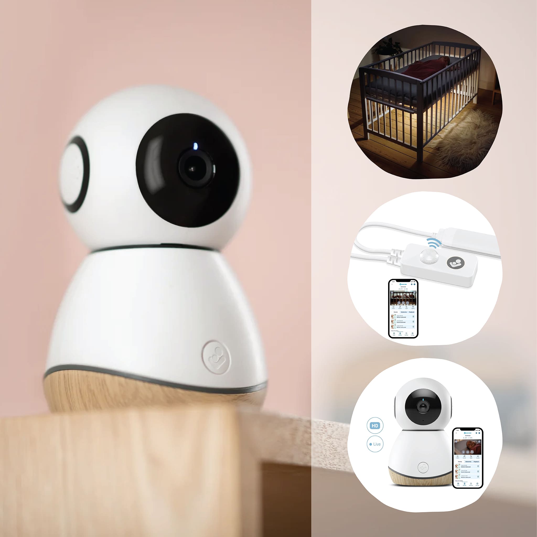 Maxi Cosi Baby Monitor & Crib Light Bundle