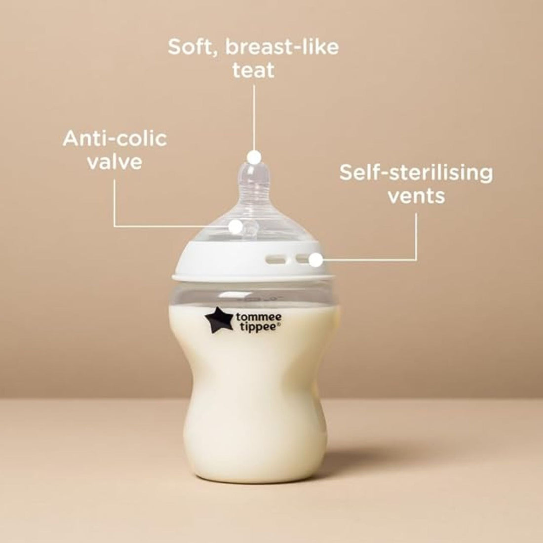 Tommee Tippee Newborn Starter 6 x 260ml Bottles