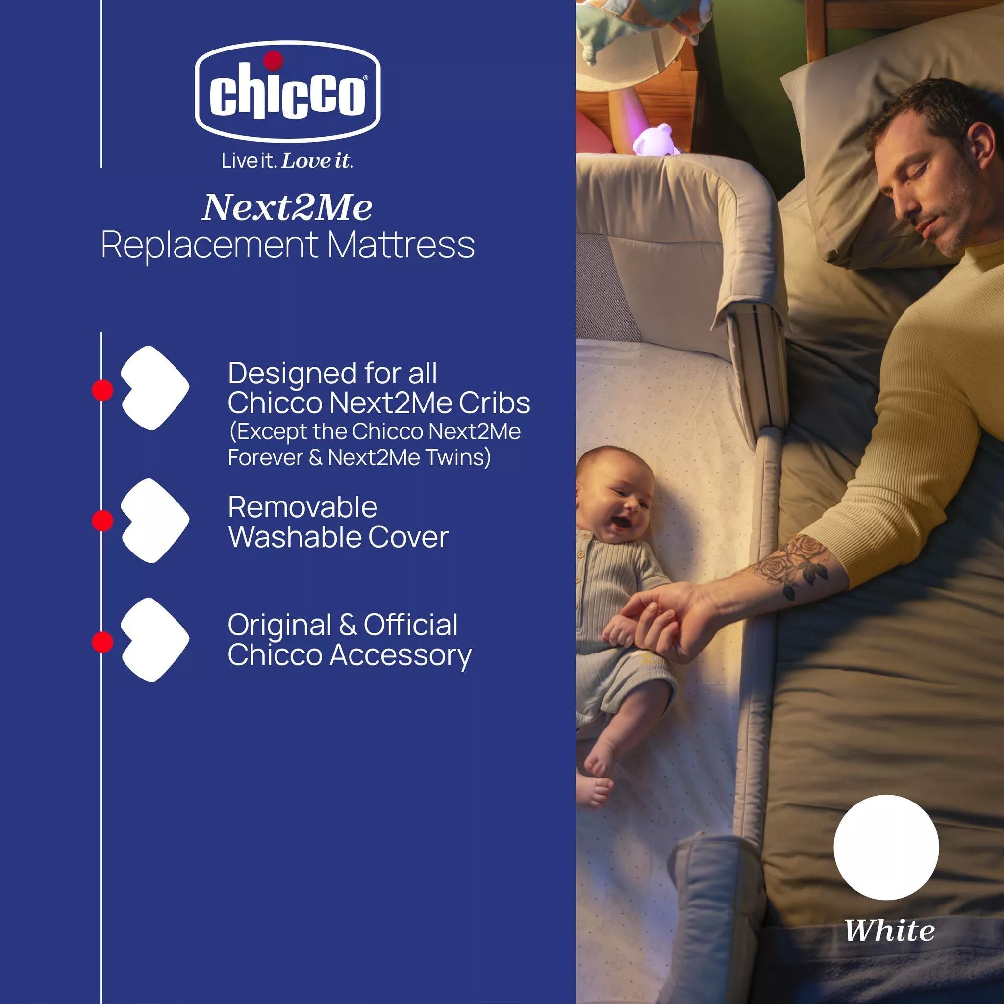 Chicco Next2Me Mattress - White