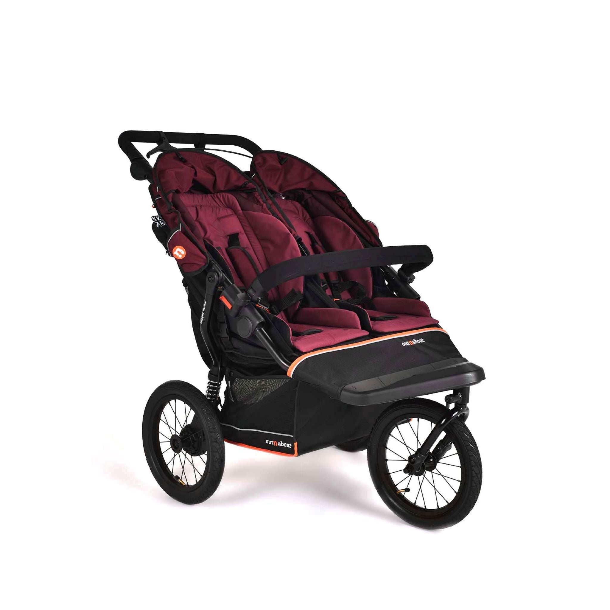 OutnAbout Nipper Double V6 Plus Pushchair