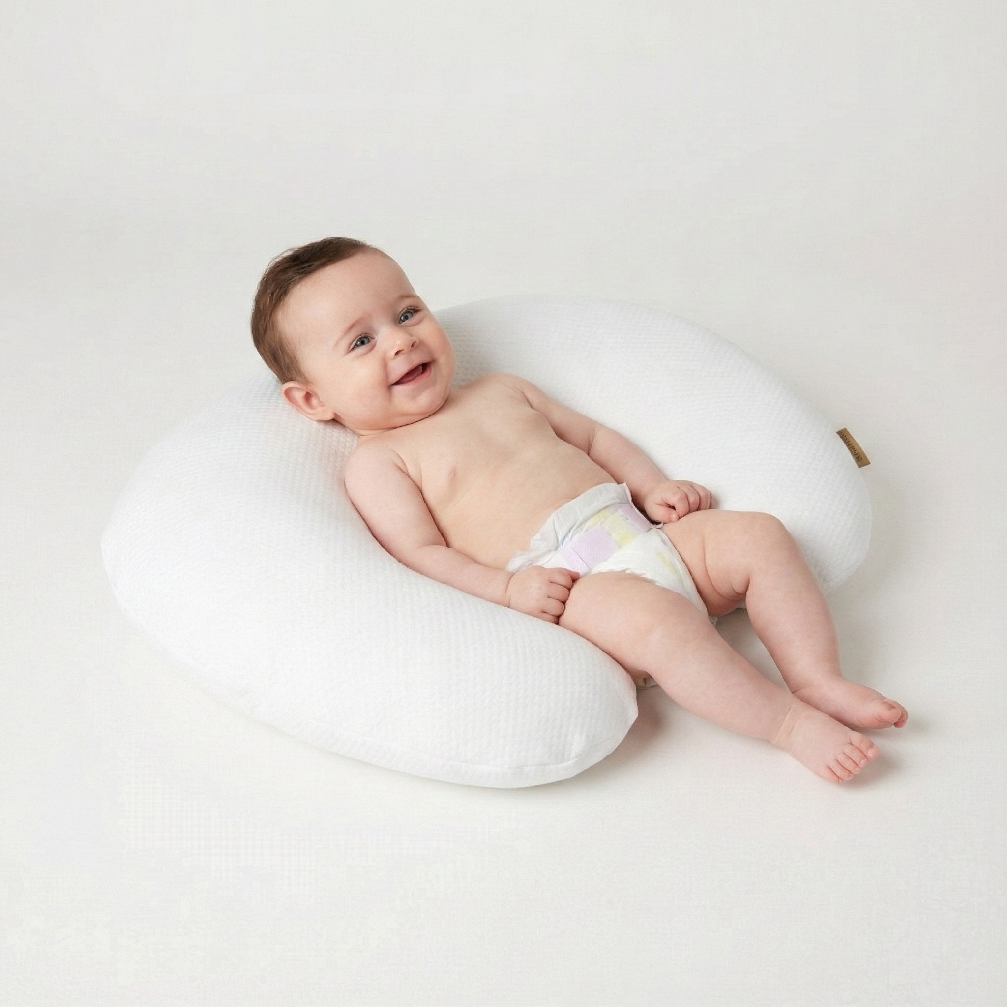 Baby Elegance Nursing Pillow - White