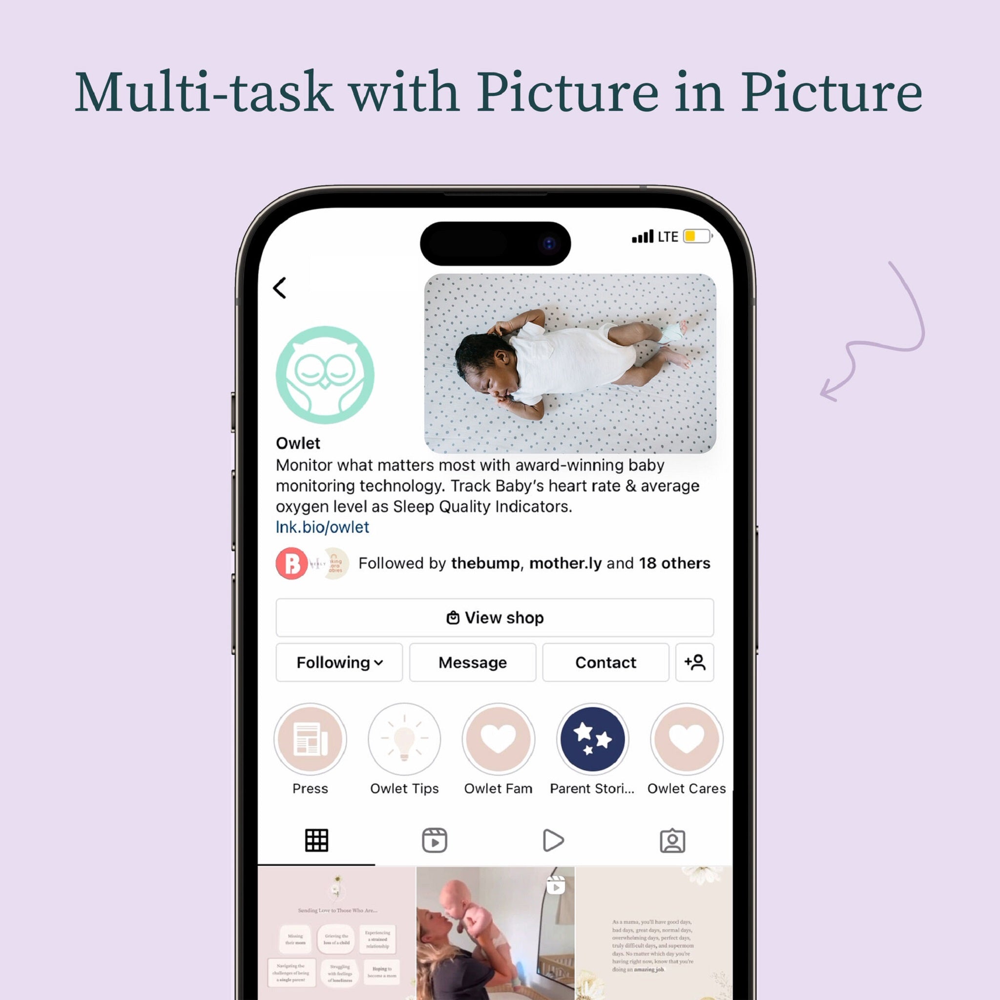 Owlet Cam 2 Baby Monitor White