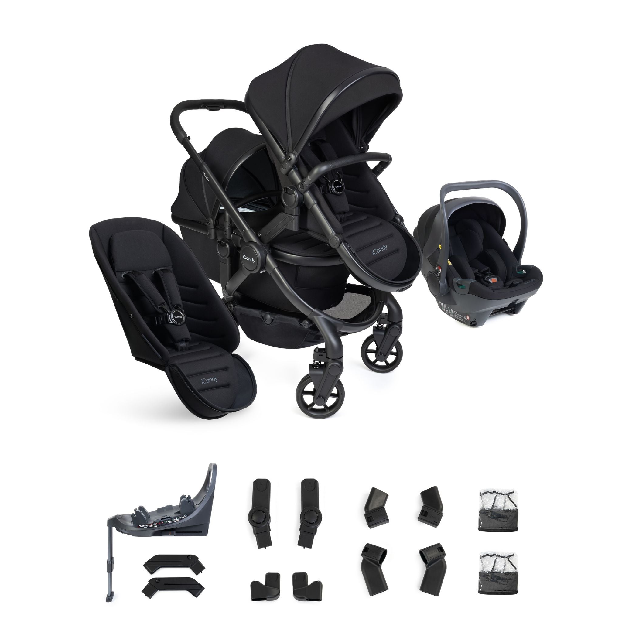 iCandy Peach 8 Double with Cocoon 360 and Base