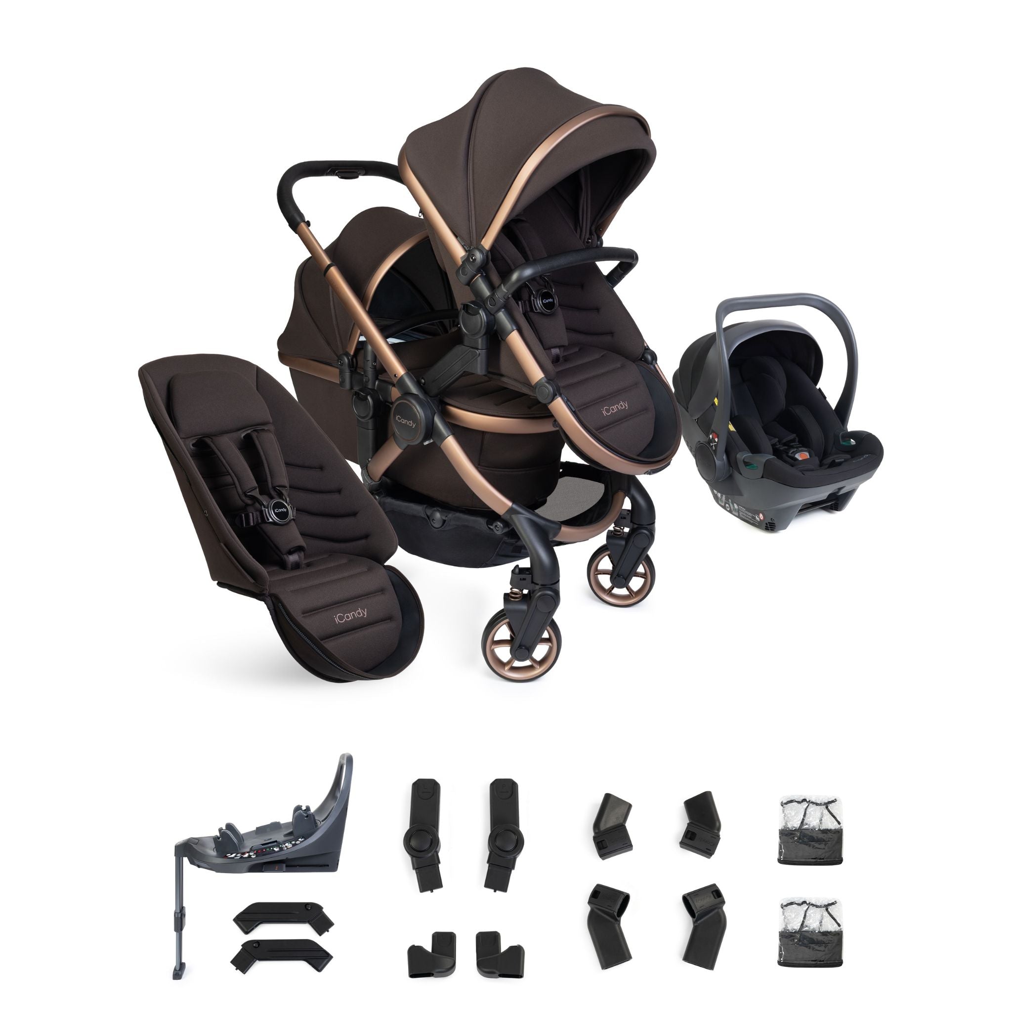 iCandy Peach 8 Double with Cocoon 360 and Base