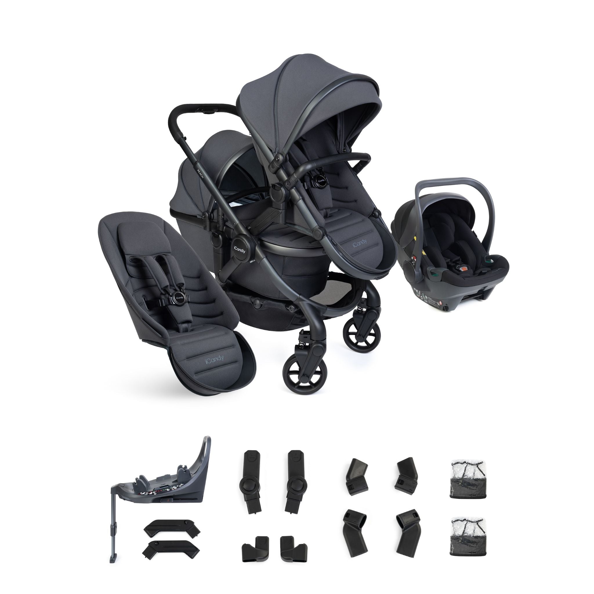 iCandy Peach 8 Double with Cocoon 360 and Base