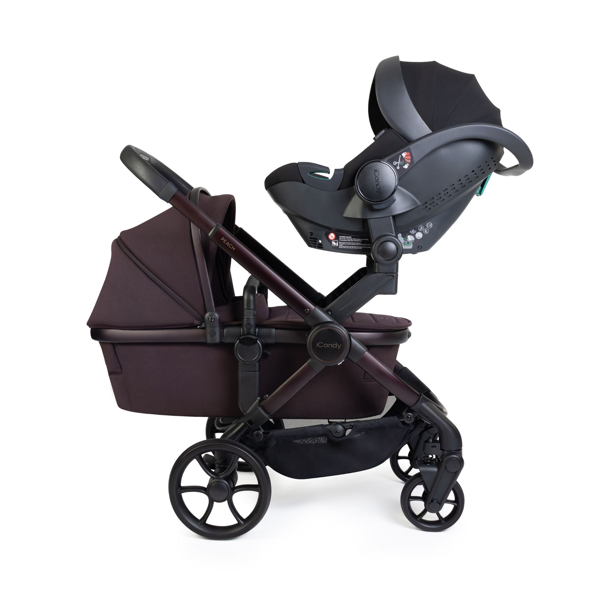 iCandy Peach 8 Twin with Cocoon 360 and Base