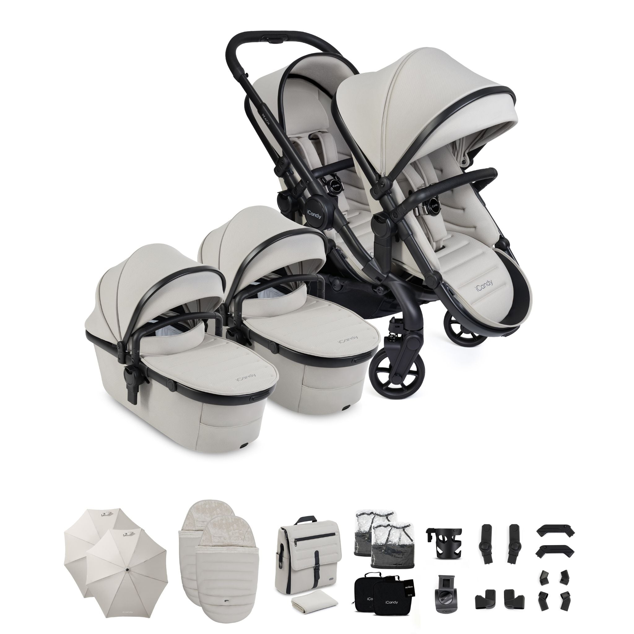 iCandy Peach 8 Twin Complete Bundle