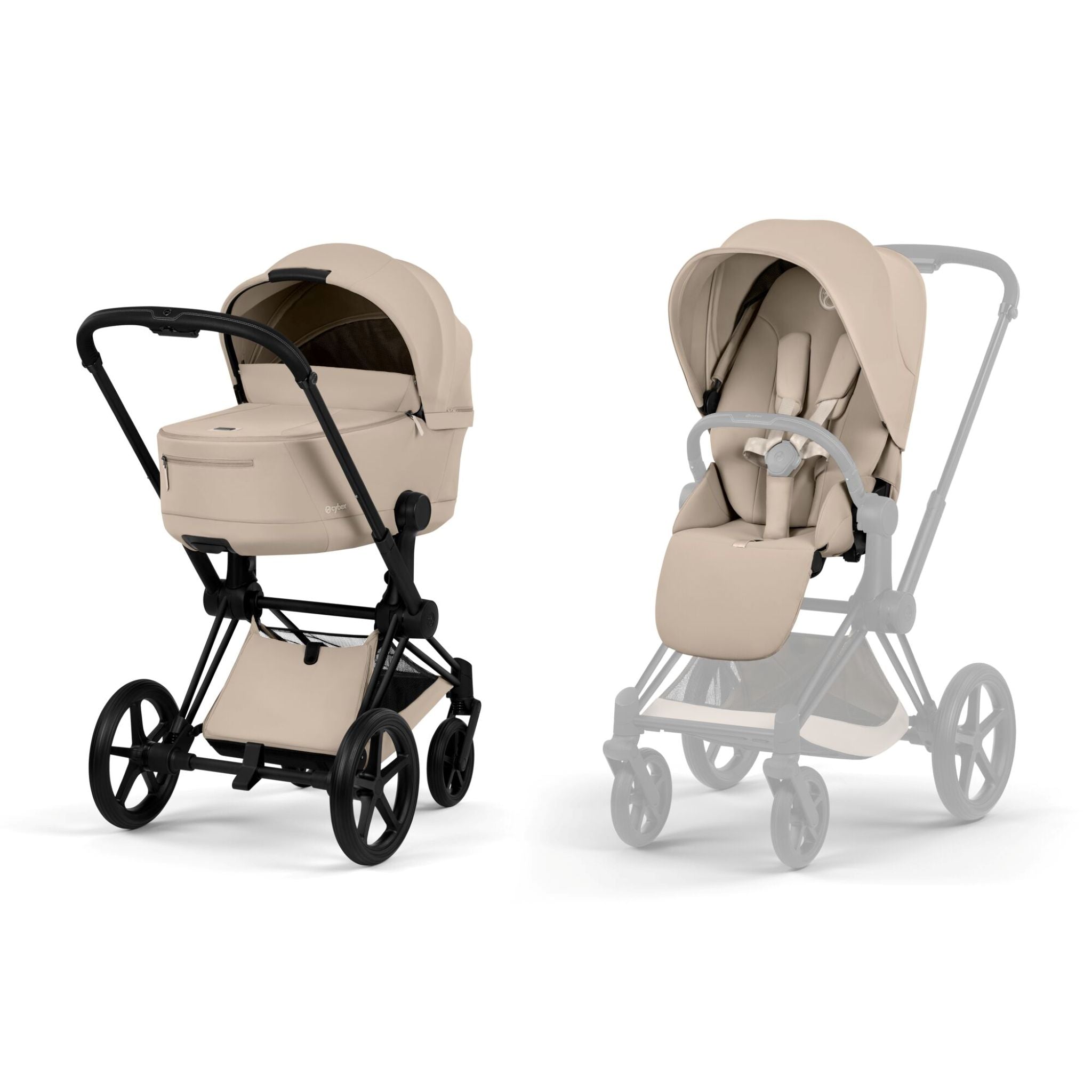 Cybex Priam Comfort & Foldable Carry Cot Set