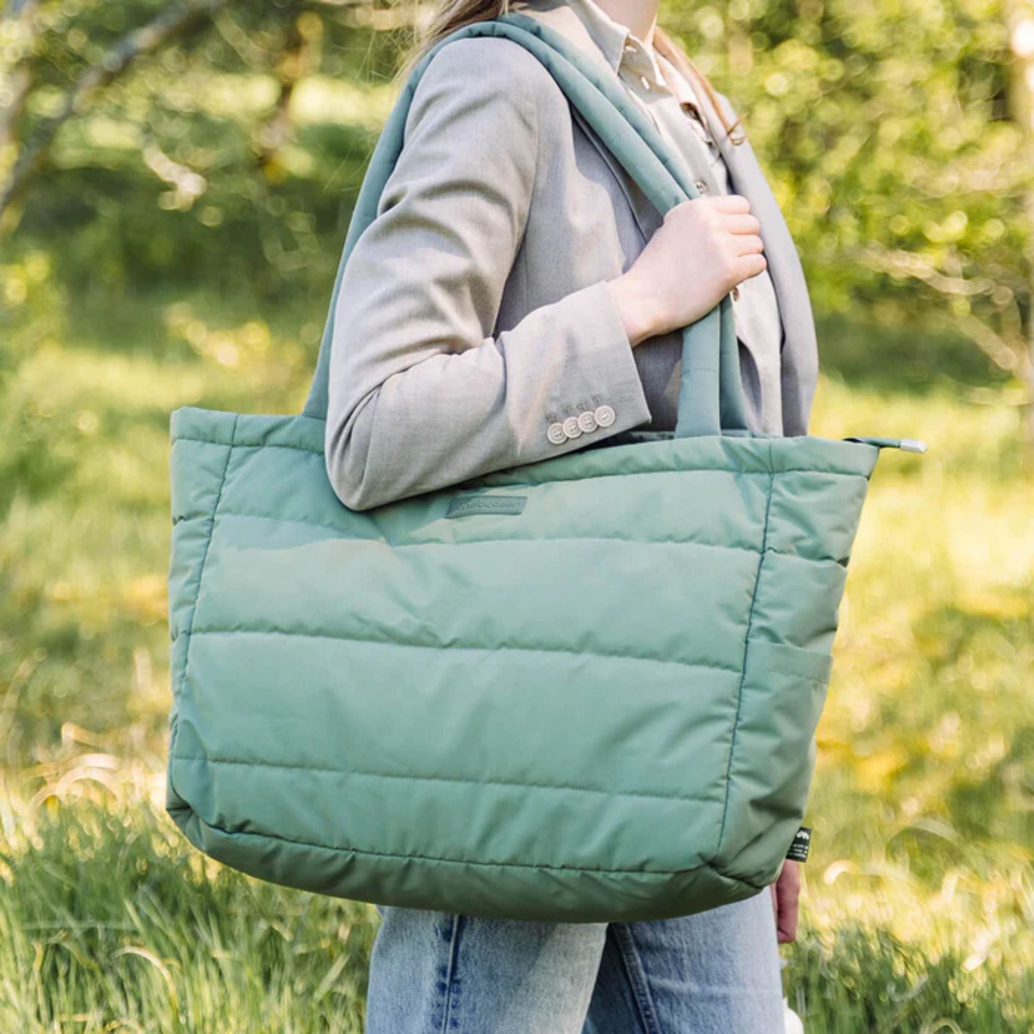 DonebyDeer Quilted Changing Tote Bag