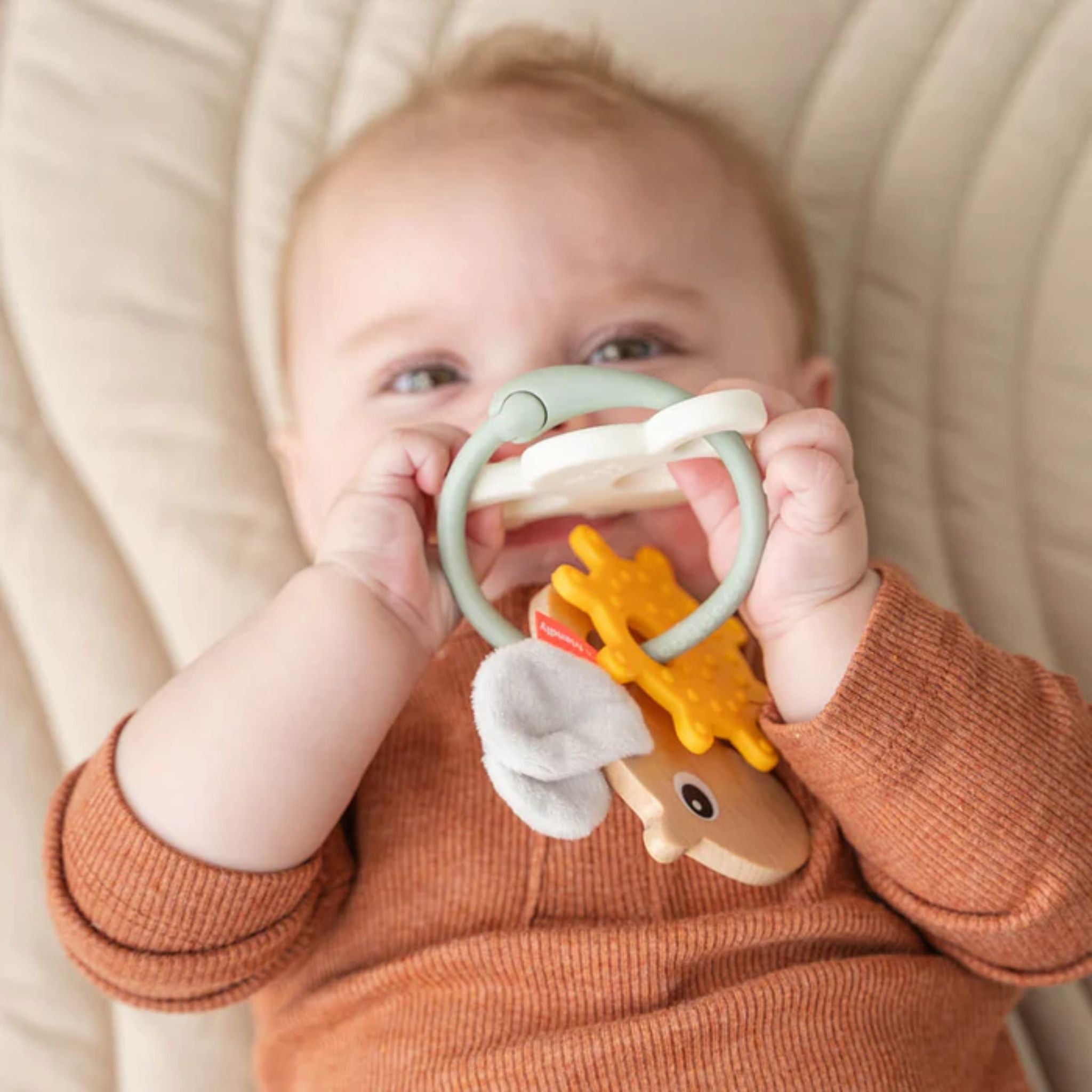 DonebyDeer Sensory Activity Ring Happy Clouds