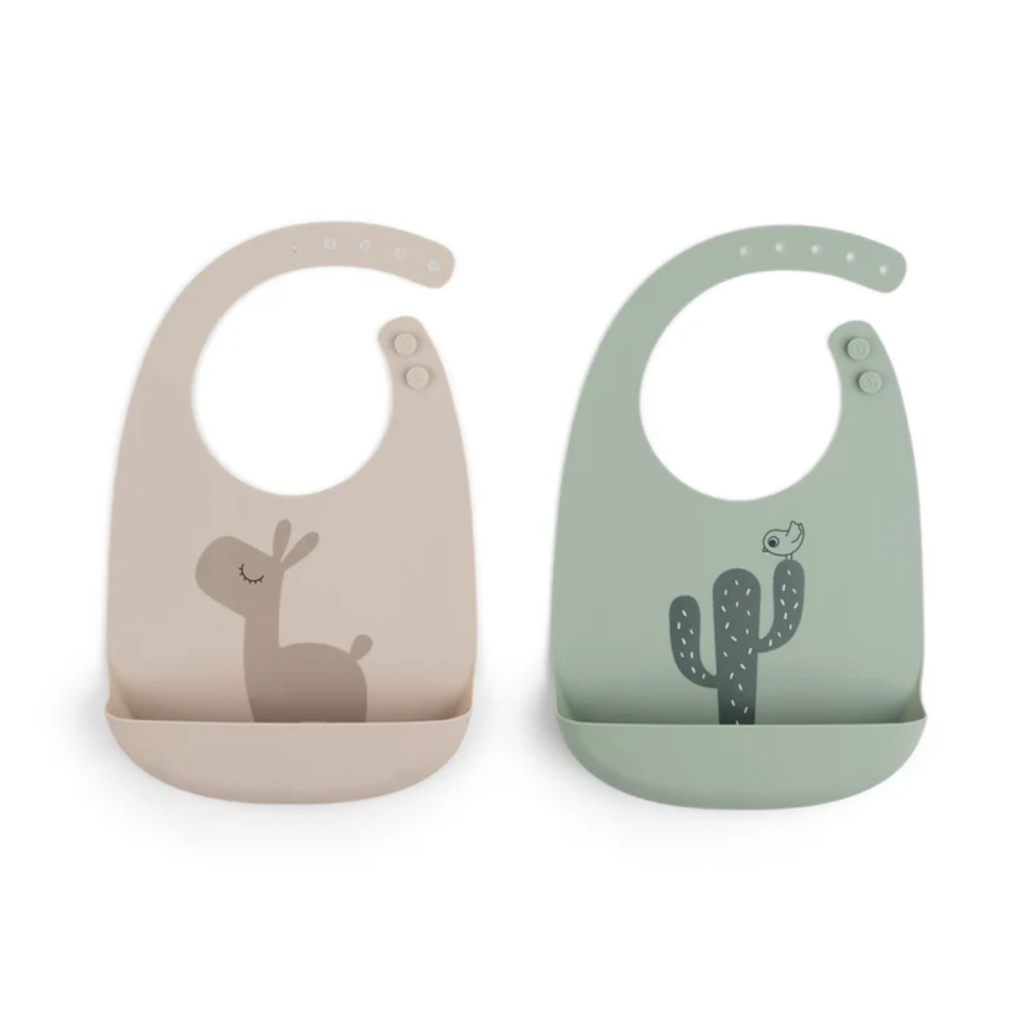 DonebyDeer Silicone Bib 2-pack