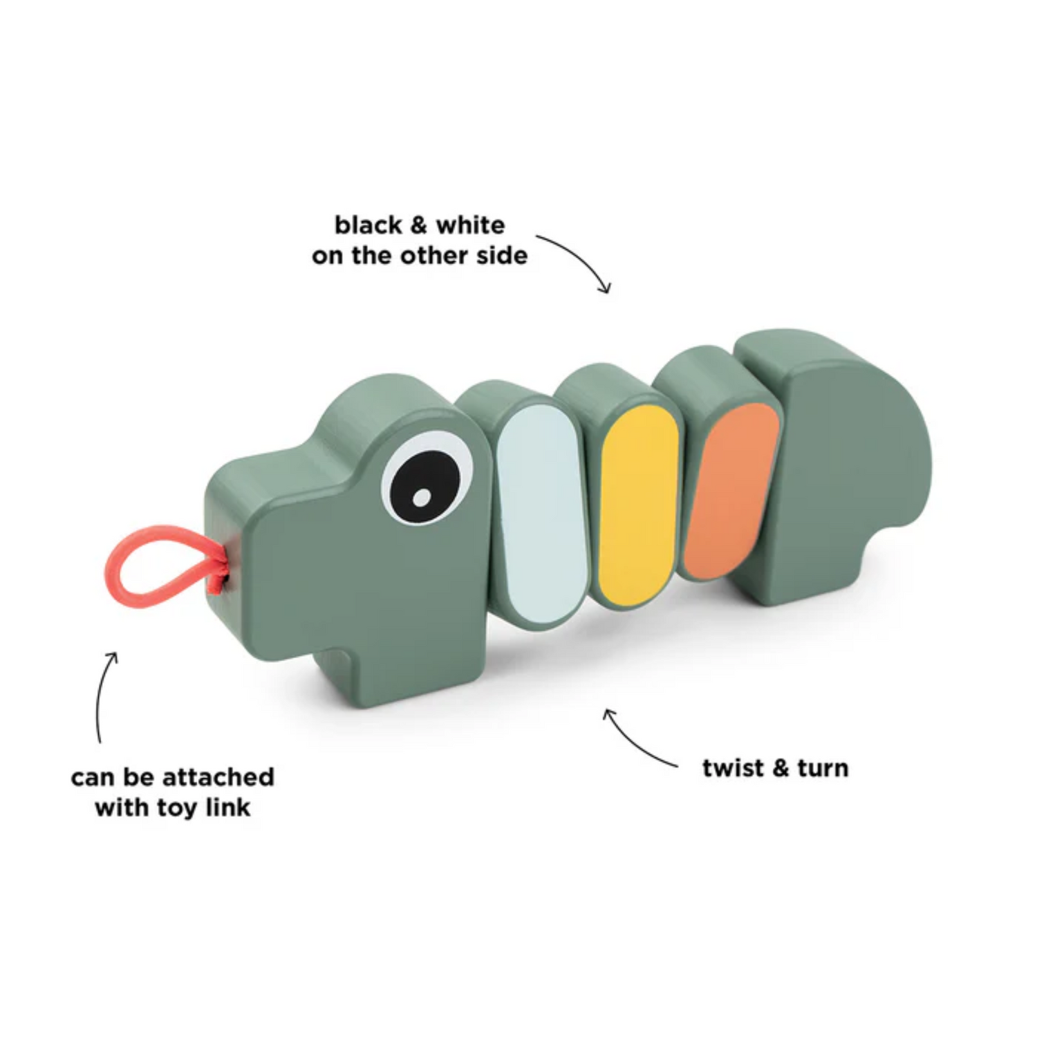 DonebyDeer  Twist & Turn Toy Croco