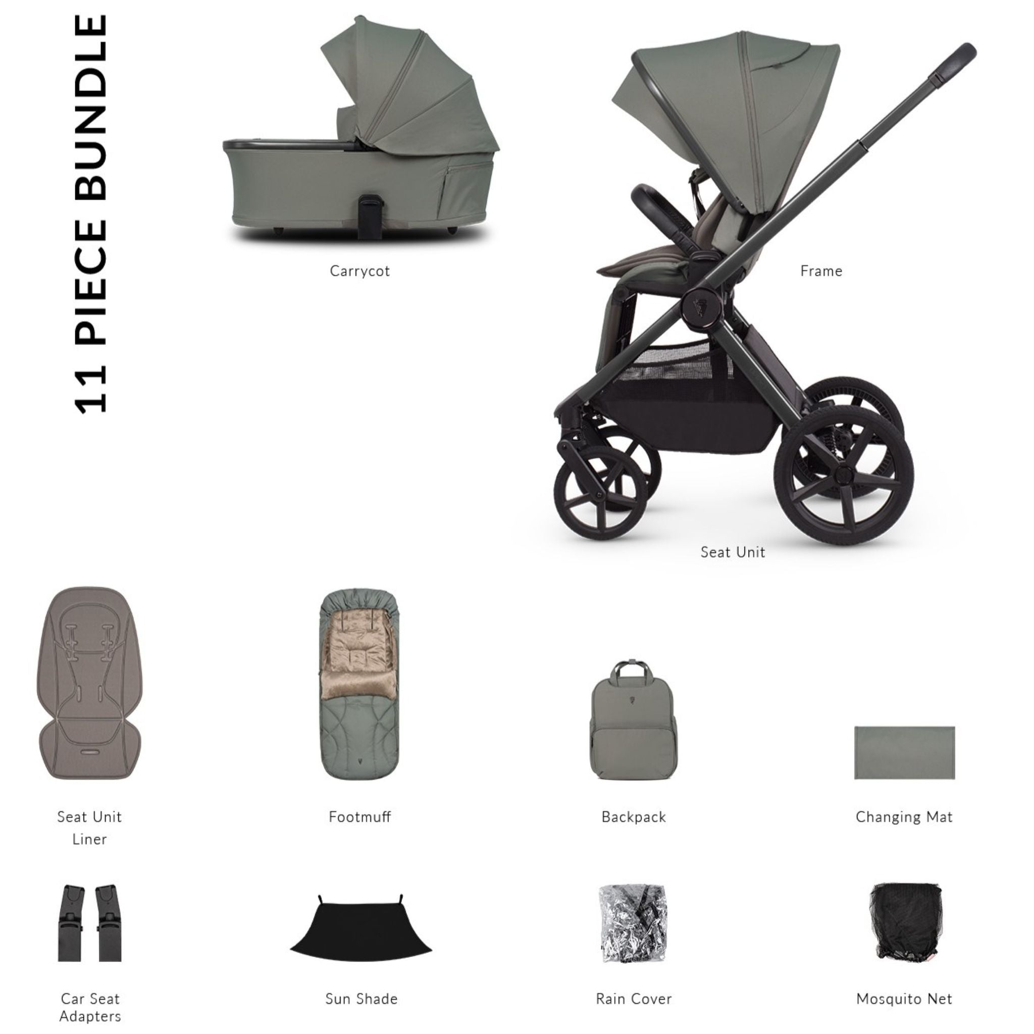 Venicci Upline 3 Essential 2in1 Bundle