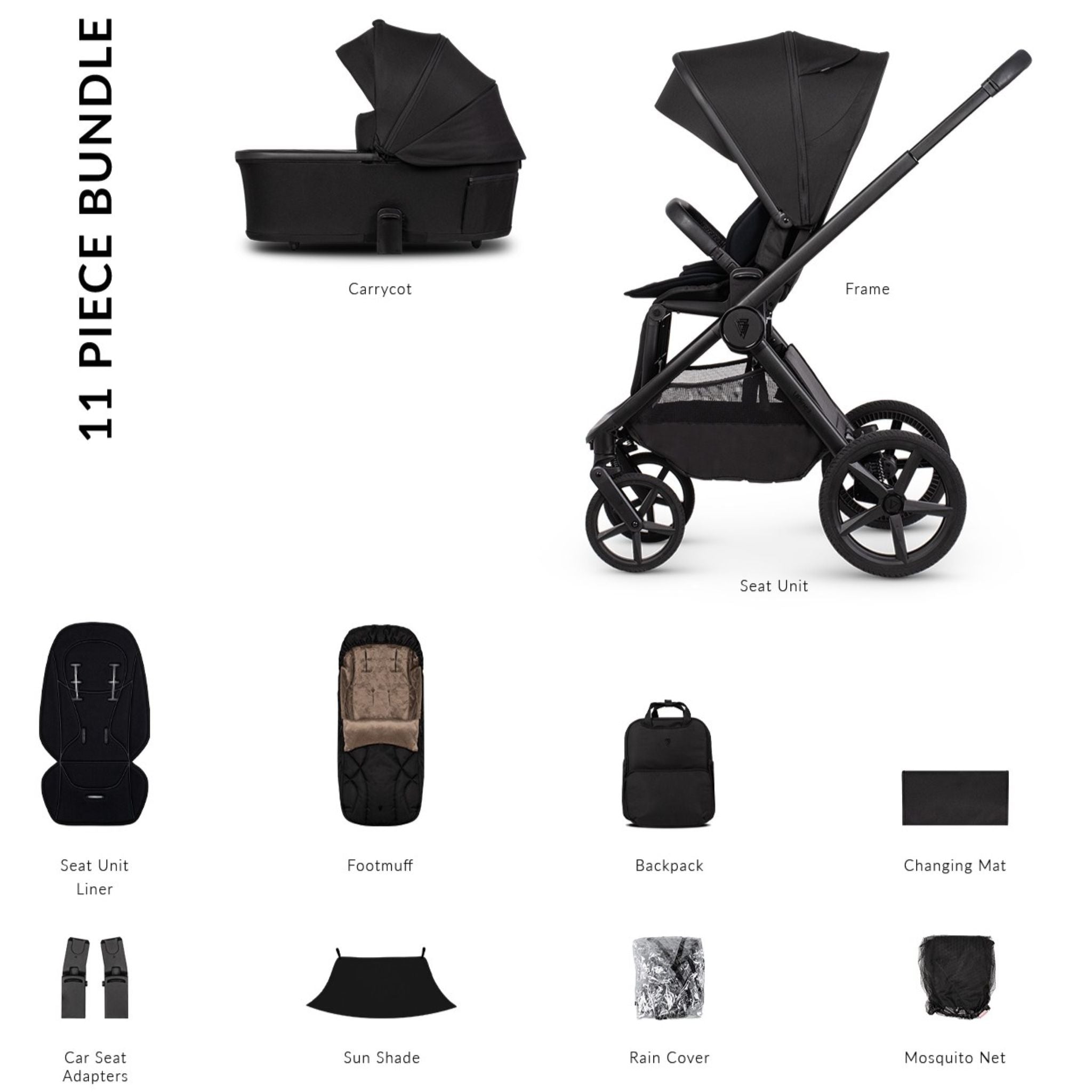 Venicci Upline 3 Essential 2in1 Bundle