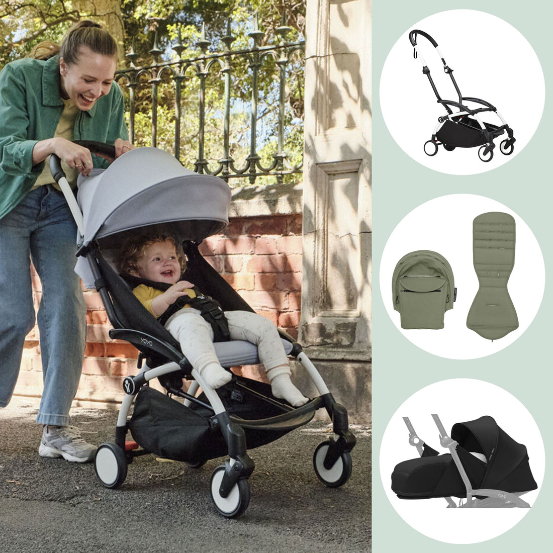 Stokke Yoyo³ Frame, 6+ Color & 0+ Newborn Bundle