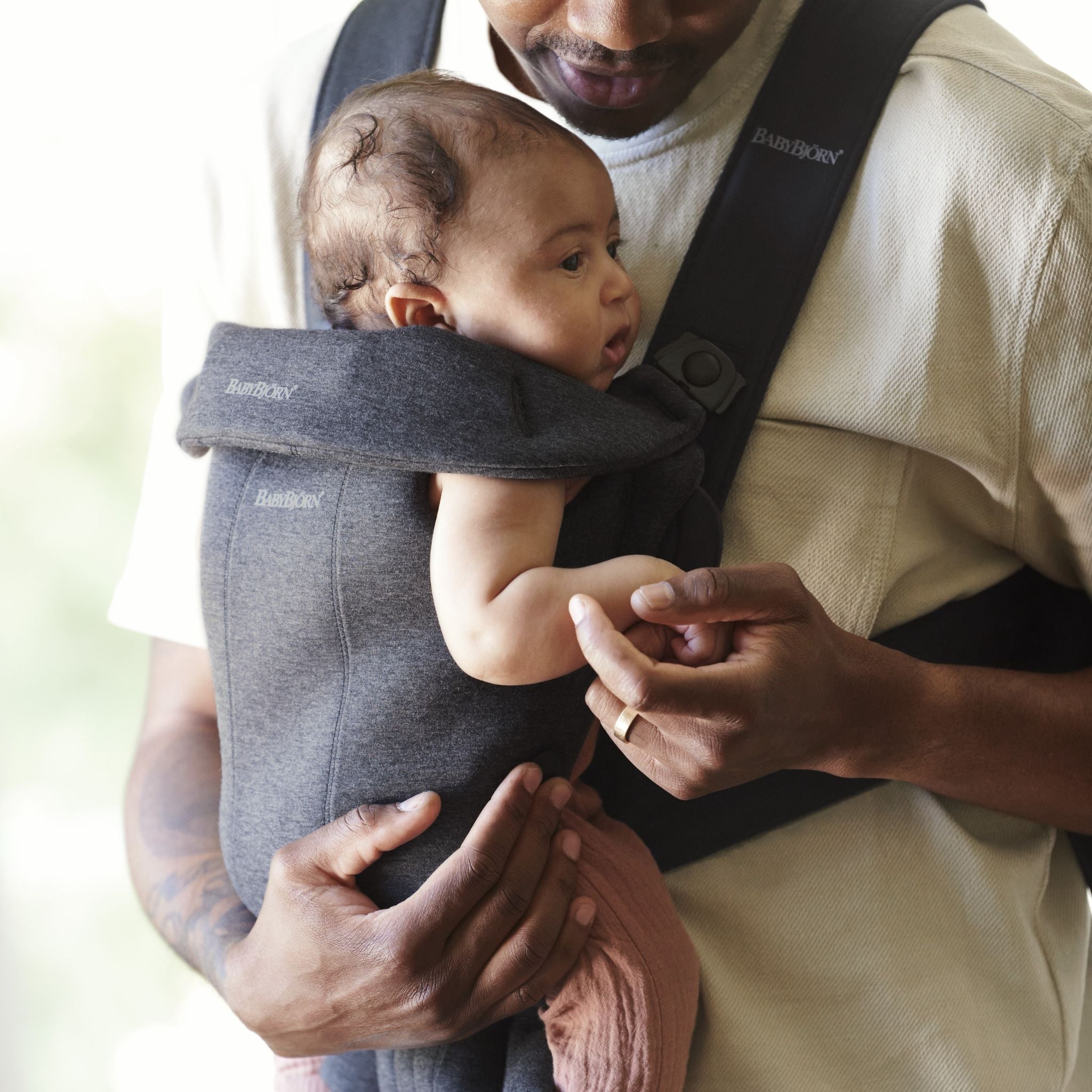 BabyBjörn Baby Carrier Mini, Jersey 3D