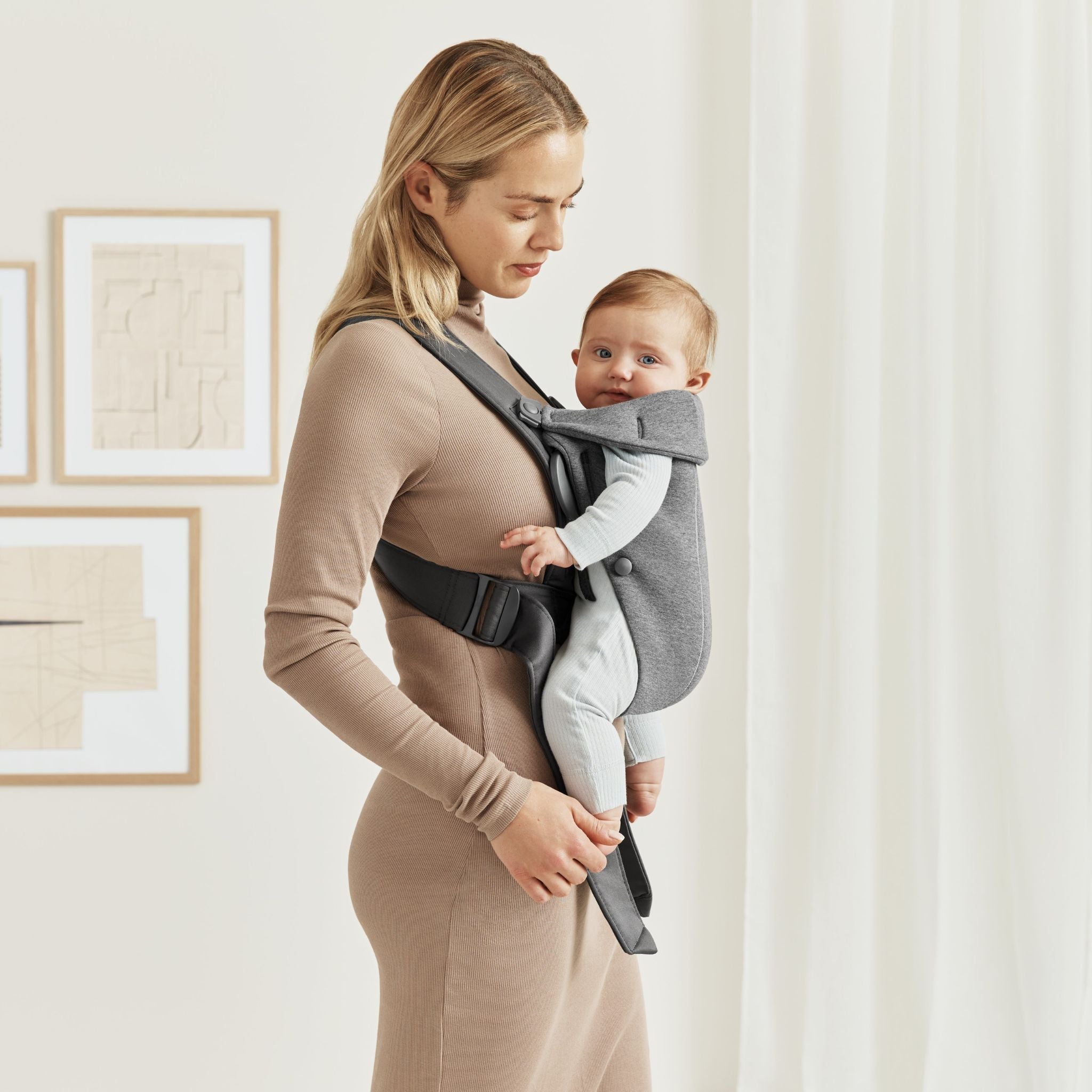 BabyBjörn Baby Carrier Mini, Jersey 3D