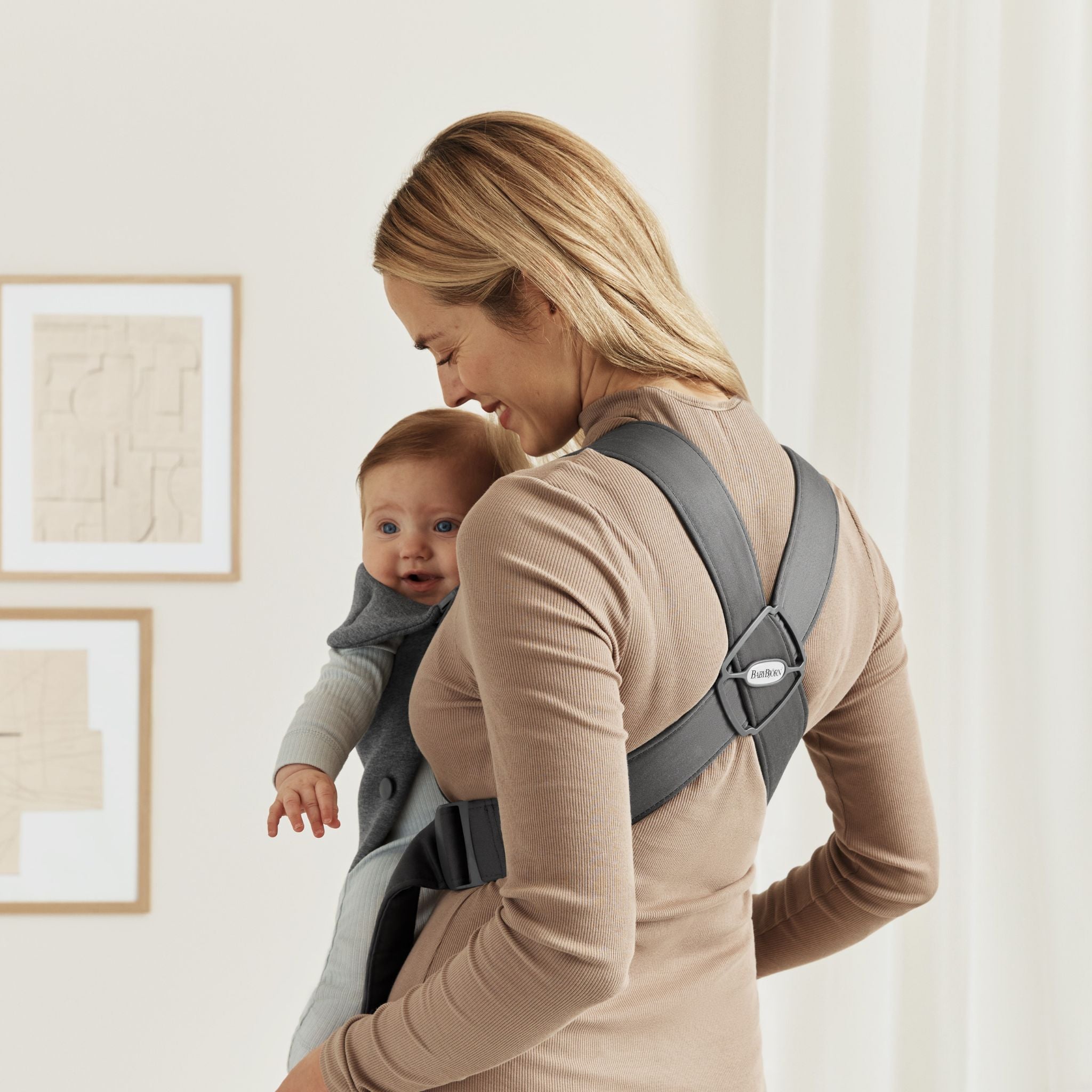 BabyBjörn Baby Carrier Mini, Jersey 3D