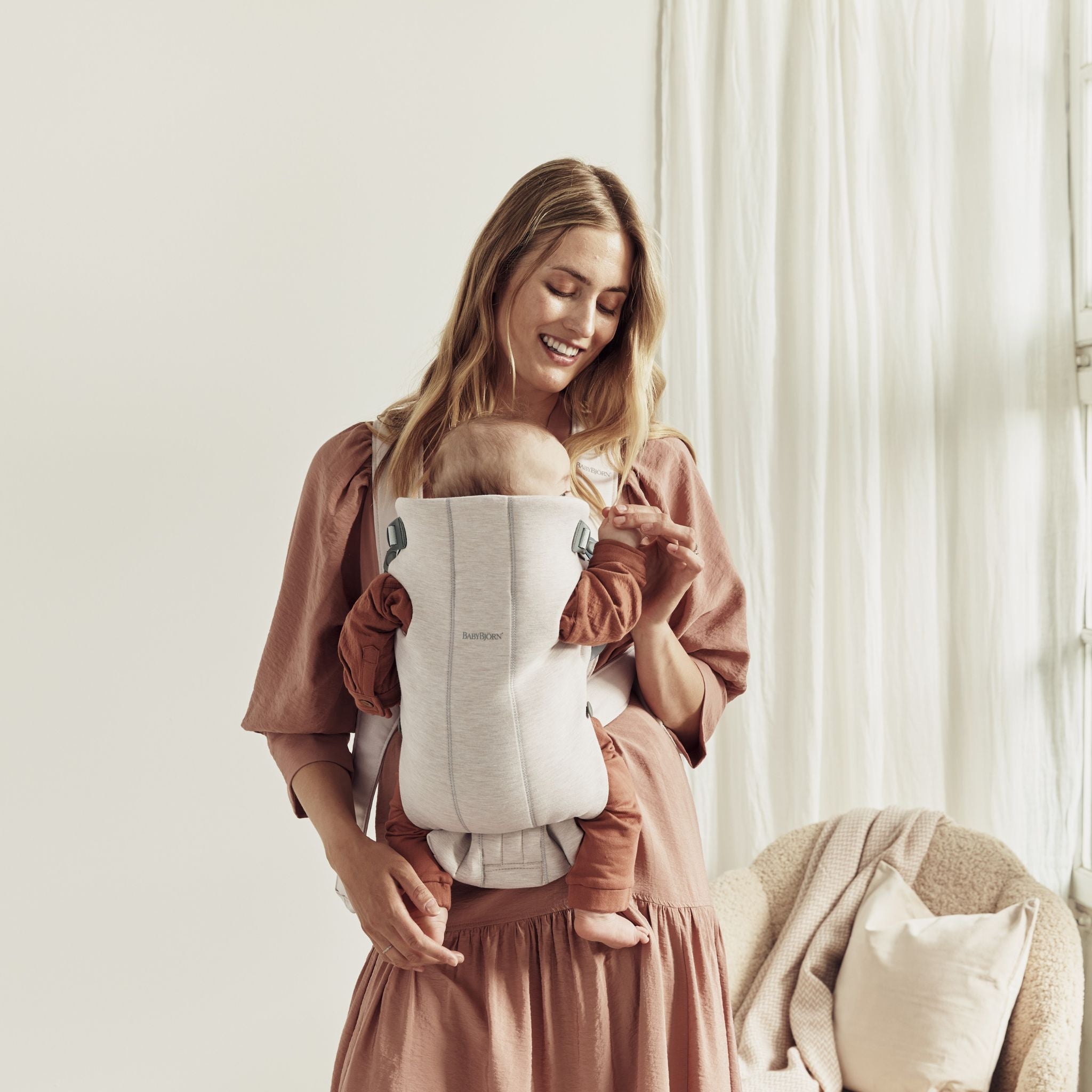 BabyBjörn Baby Carrier Mini, Jersey 3D
