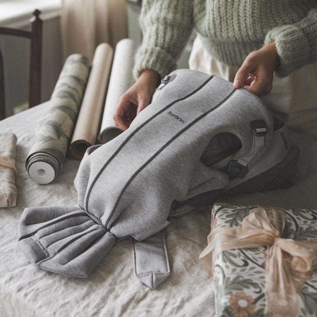 BabyBjörn Baby Carrier Mini, Jersey 3D