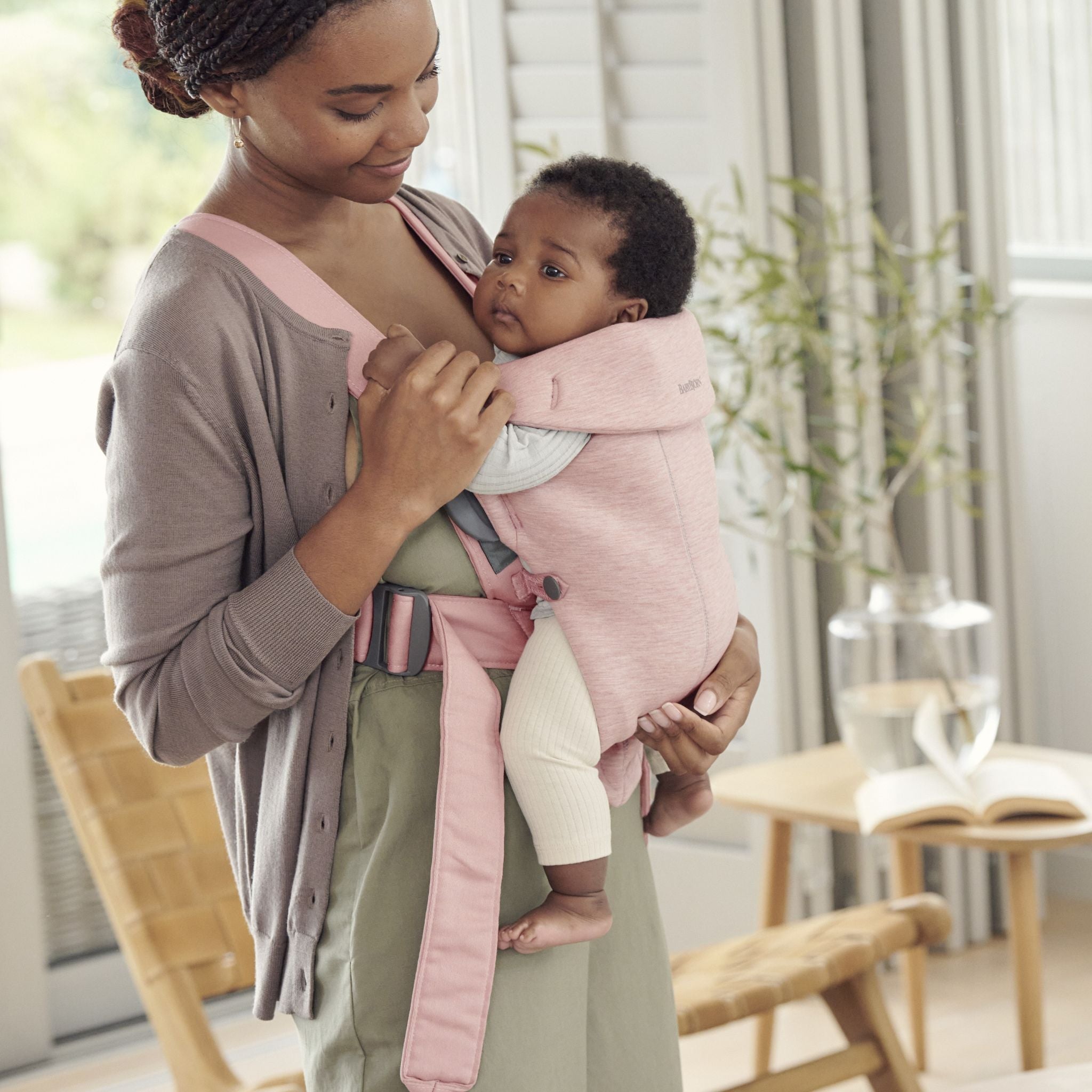 BabyBjörn Baby Carrier Mini, Jersey 3D