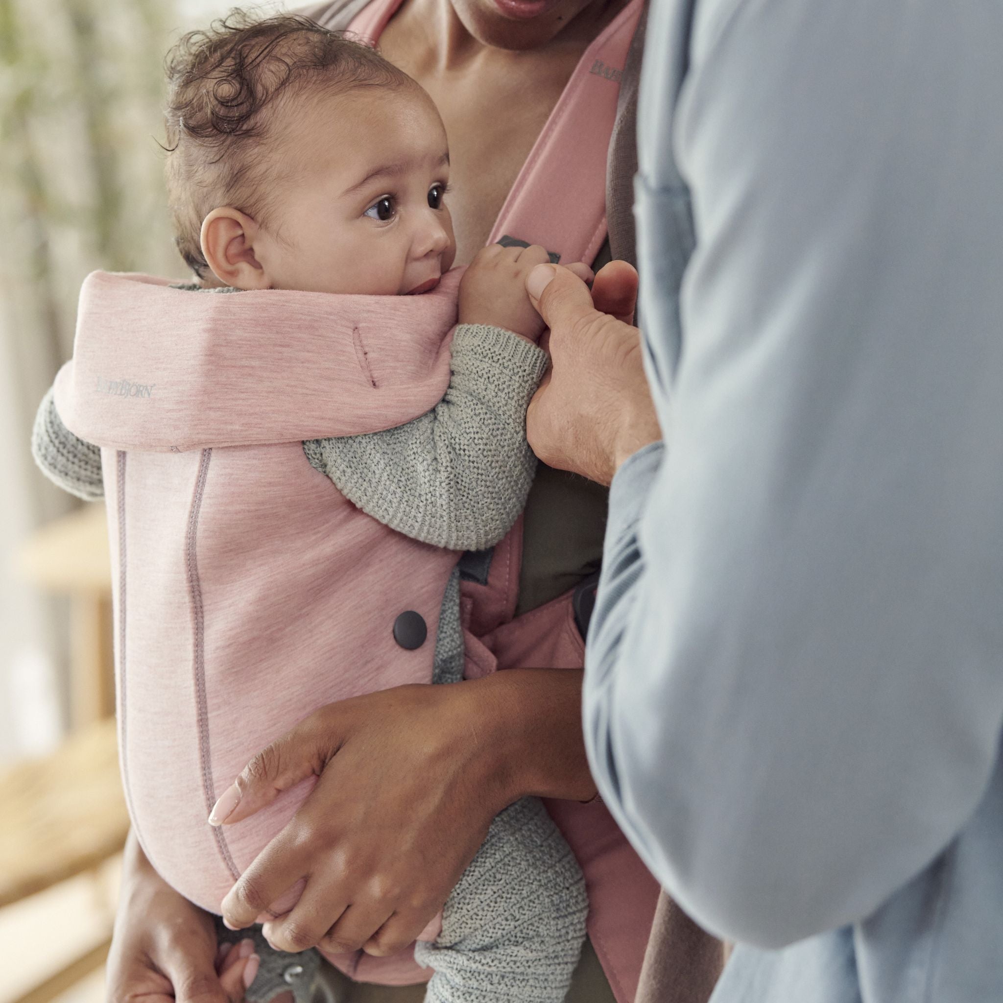 BabyBjörn Baby Carrier Mini, Jersey 3D